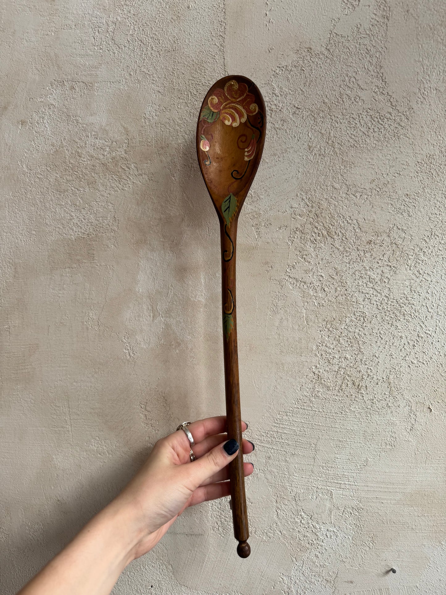 Hand Painted Wooden Spoon