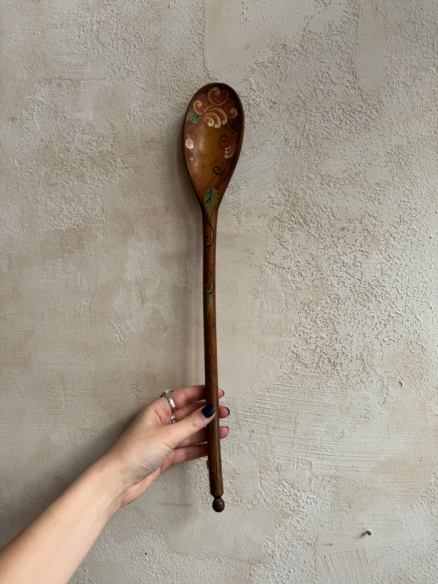 Hand Painted Wooden Spoon