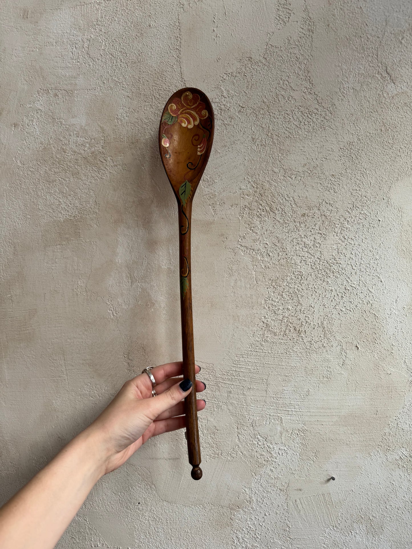 Hand Painted Wooden Spoon