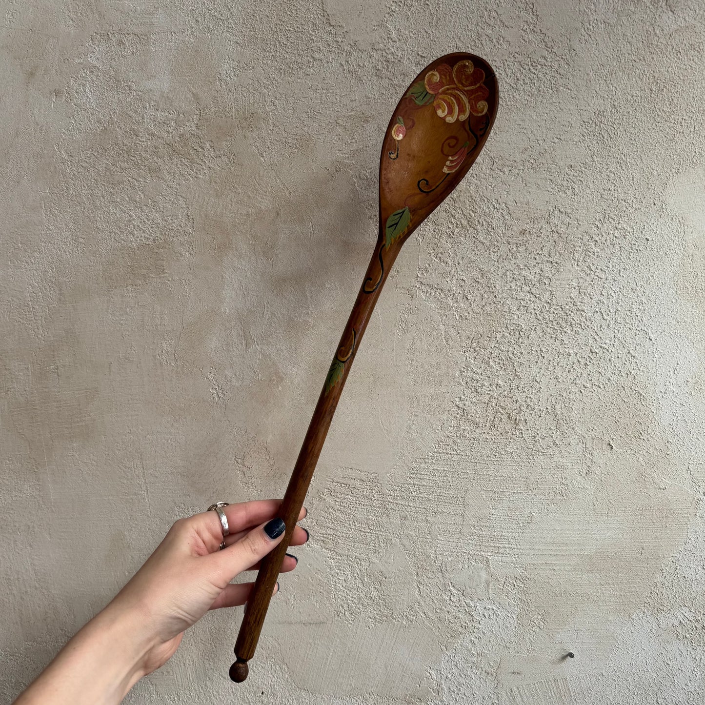 Hand Painted Wooden Spoon