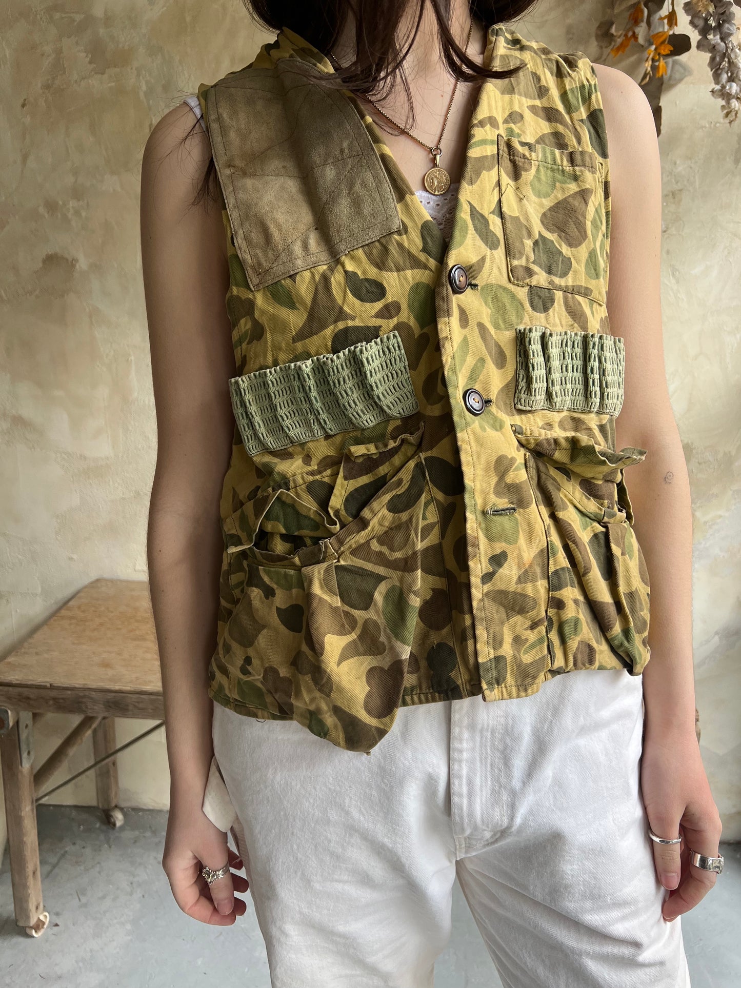 Faded Camo Vest