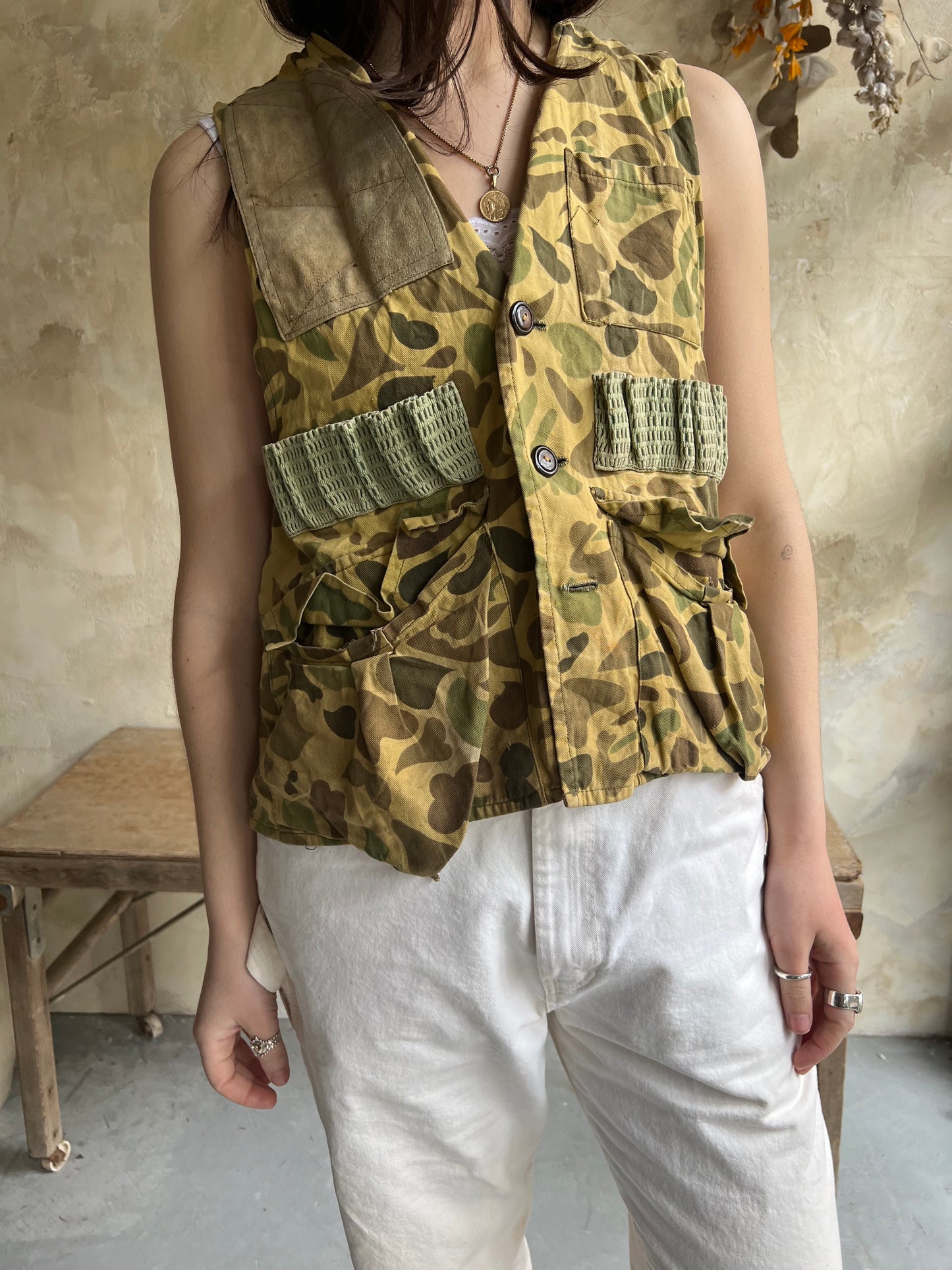 Faded Camo Vest