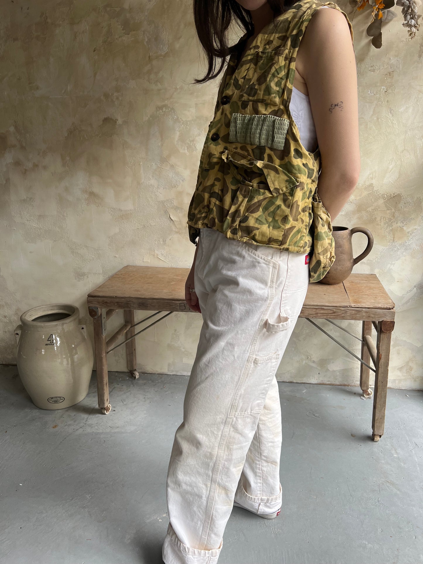 Faded Camo Vest