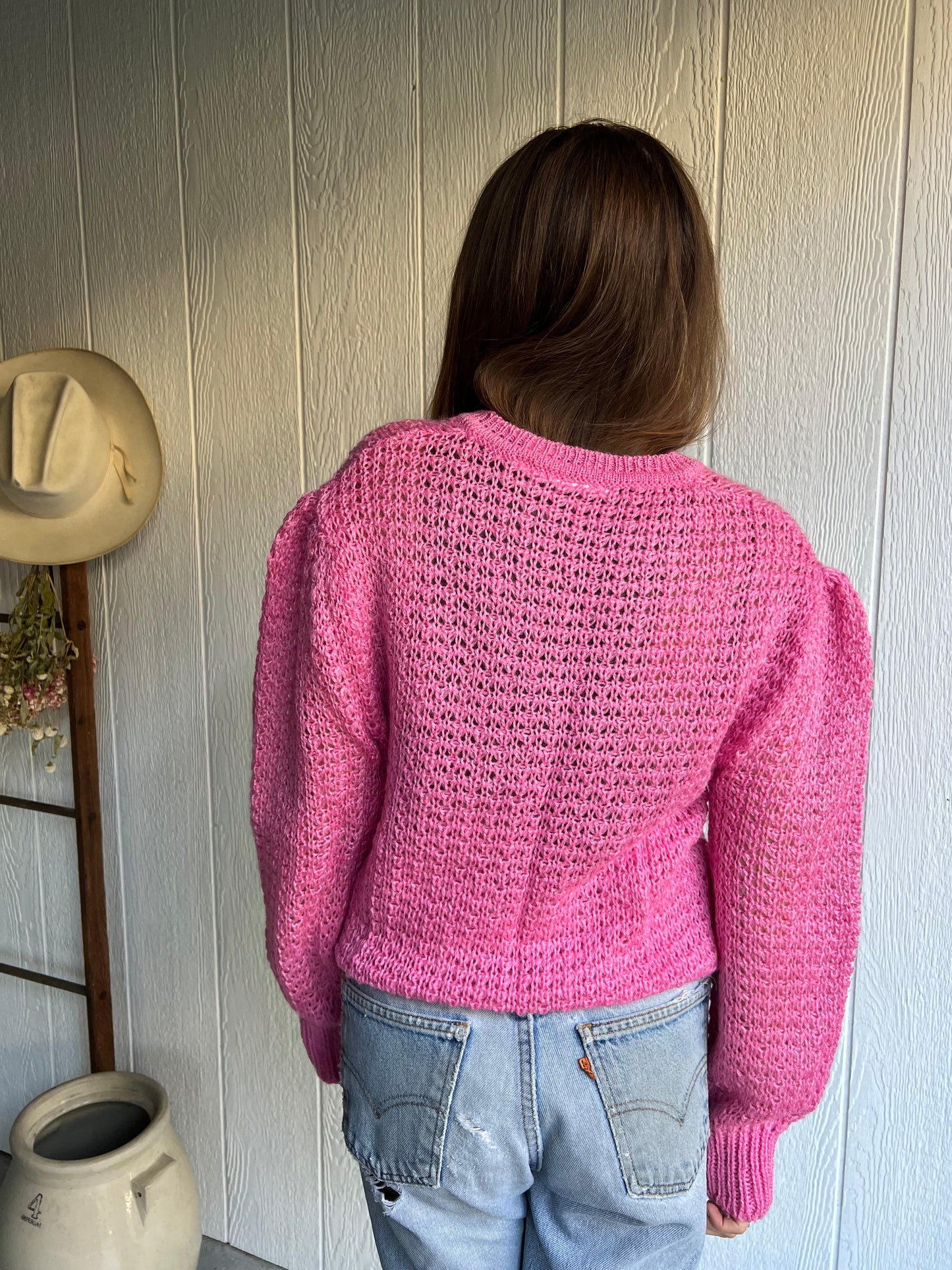 Barbie Pink Knit Sweater