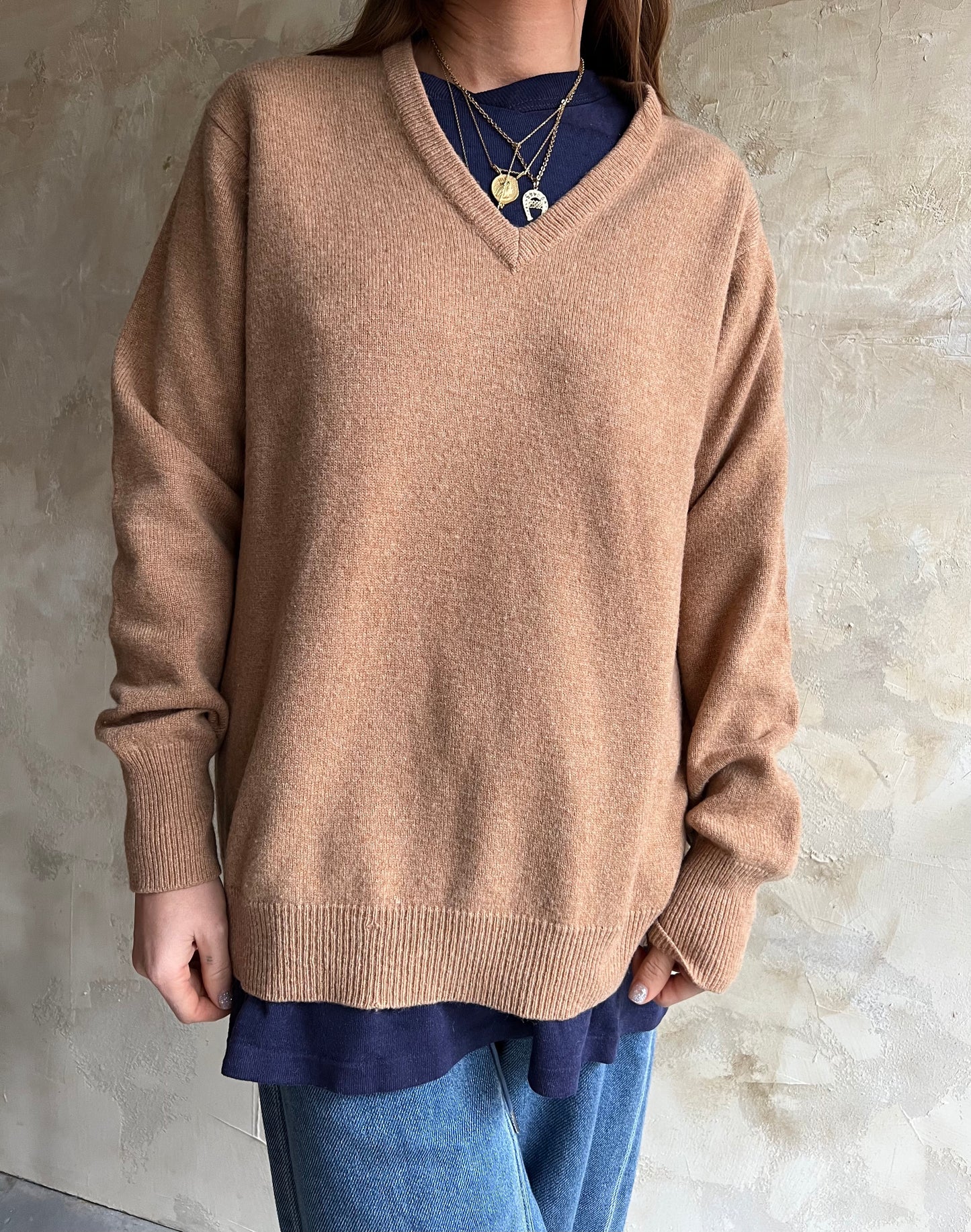 Camel Wool Sweater