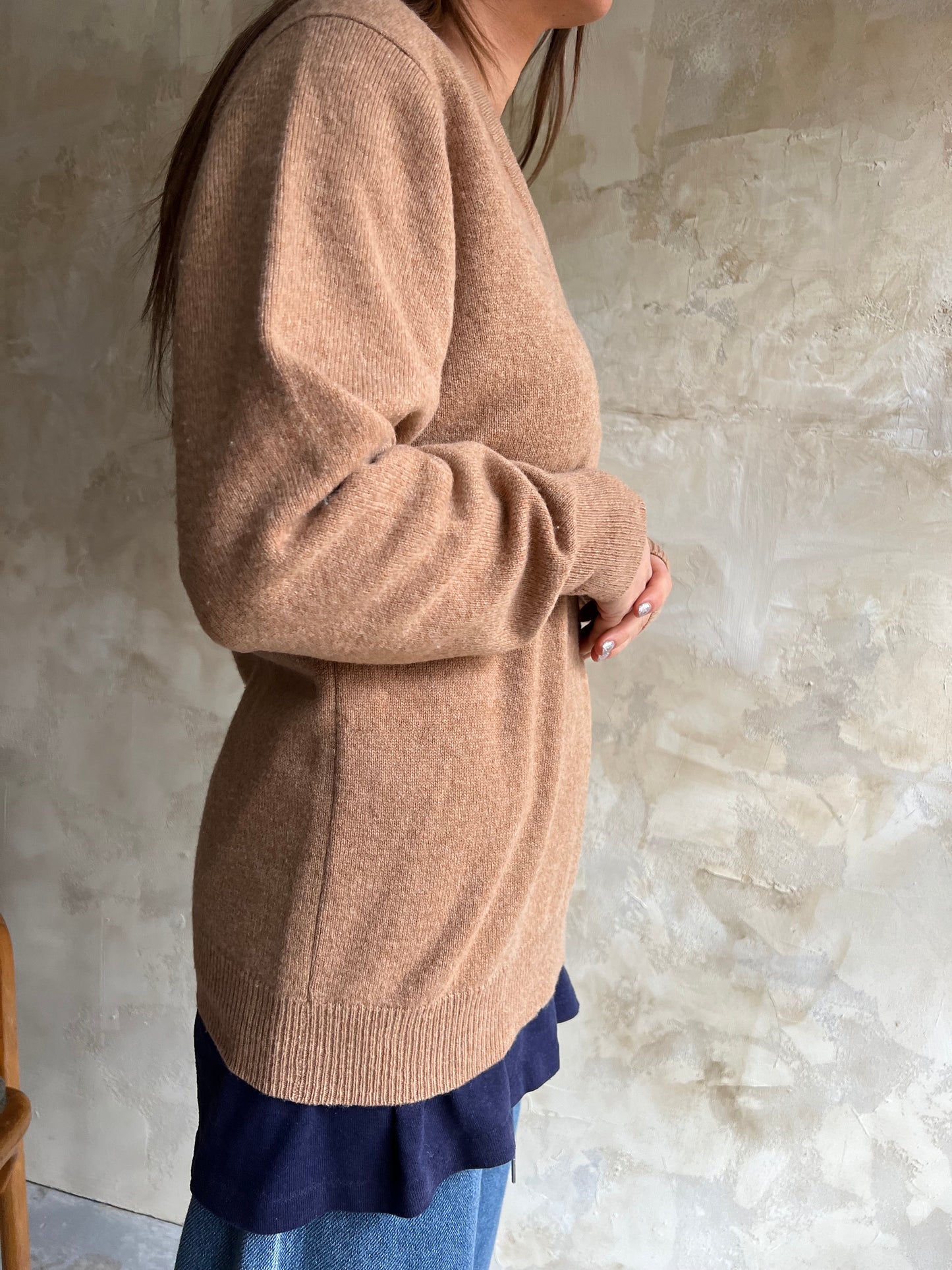 Camel Wool Sweater