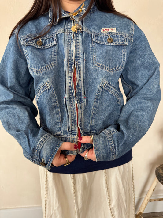 Denim Zip Up Jacket