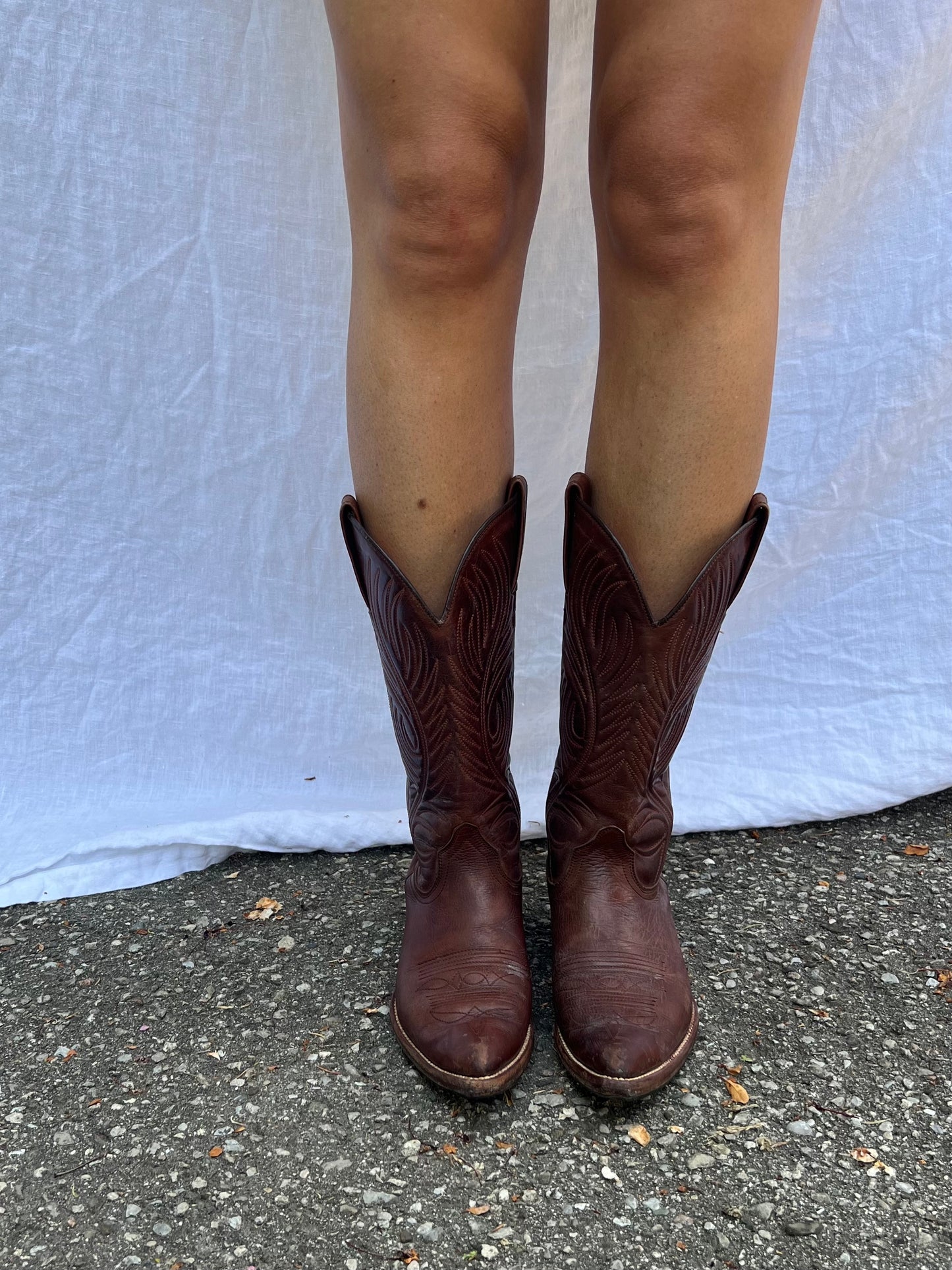 Brown Santana Cowboy Boots - 5