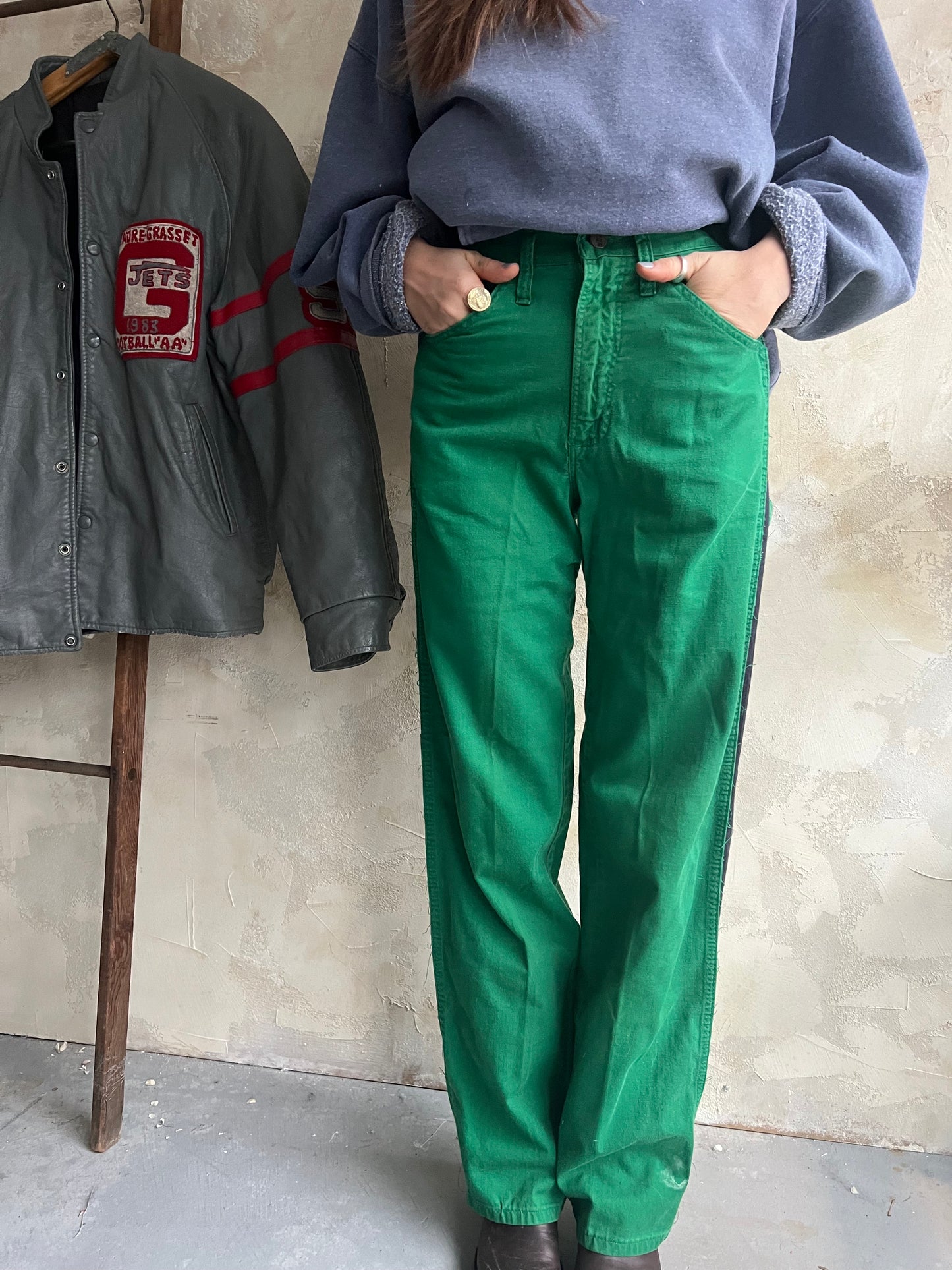 Reworked Green Wrangler Painter Pants