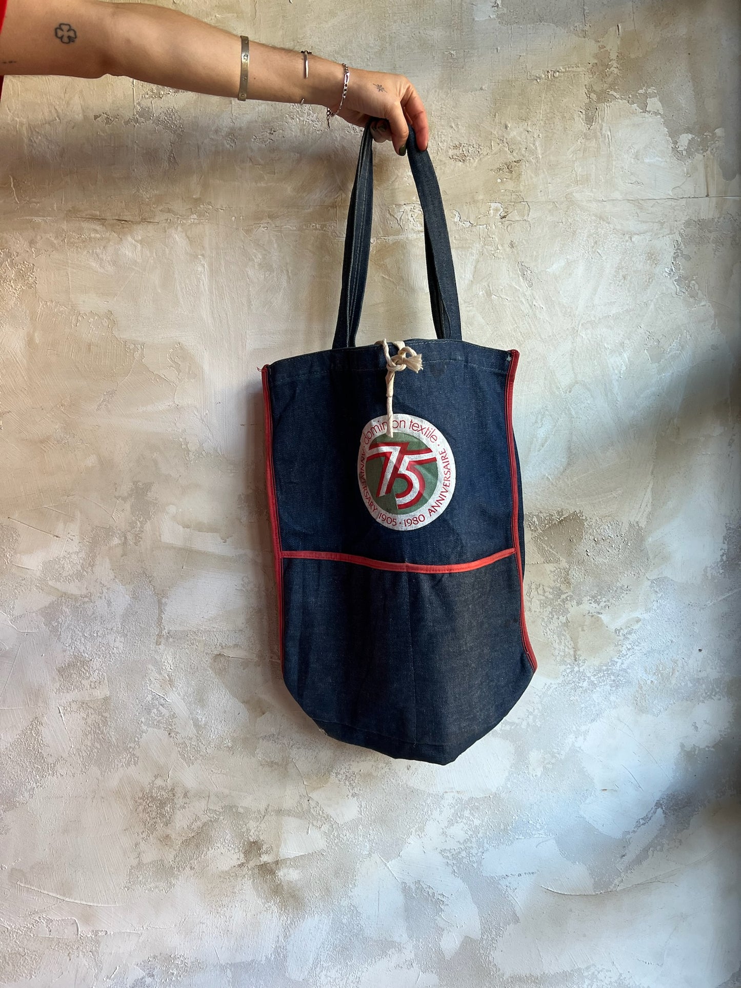 Dominion Textile Denim Tote Bag