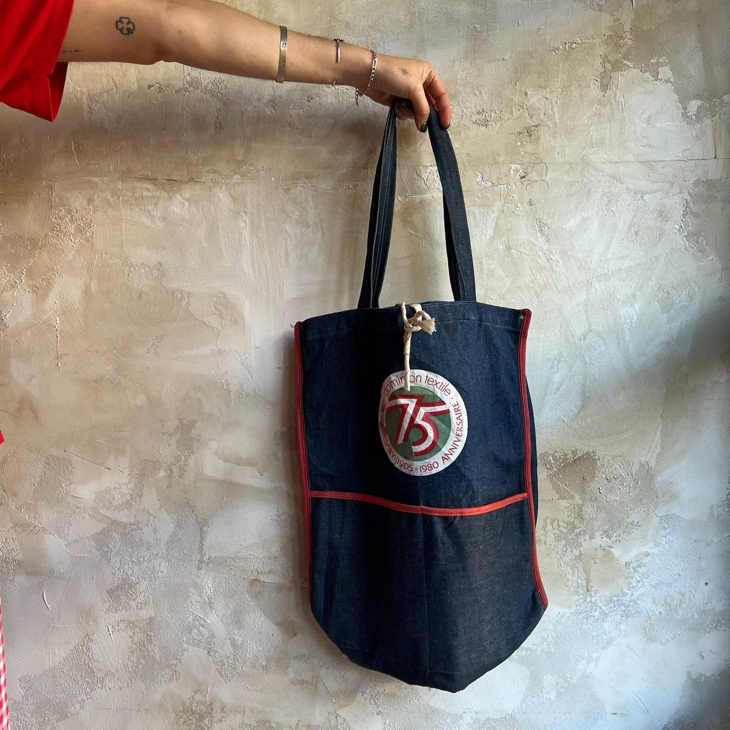 Dominion Textile Denim Tote Bag