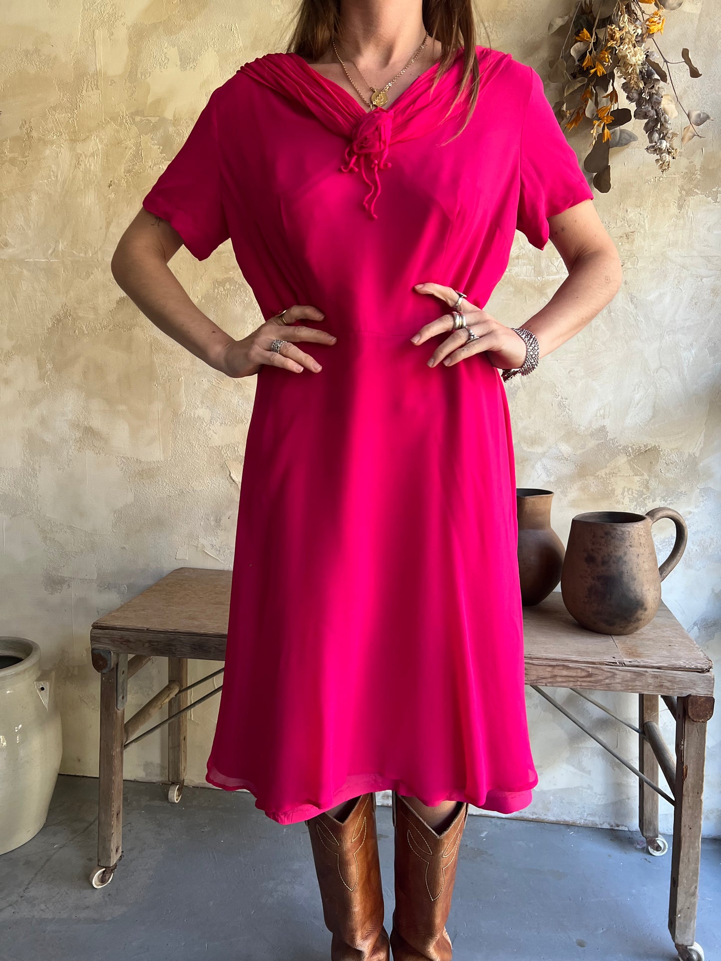 Fuchsia Dress