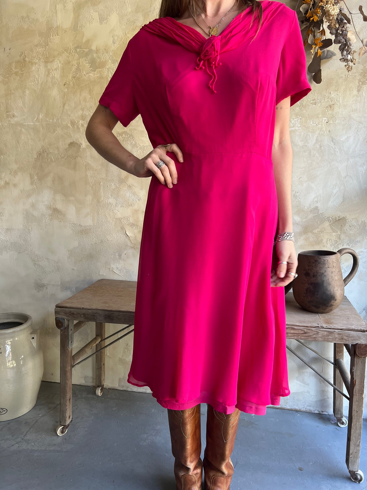 Fuchsia Dress