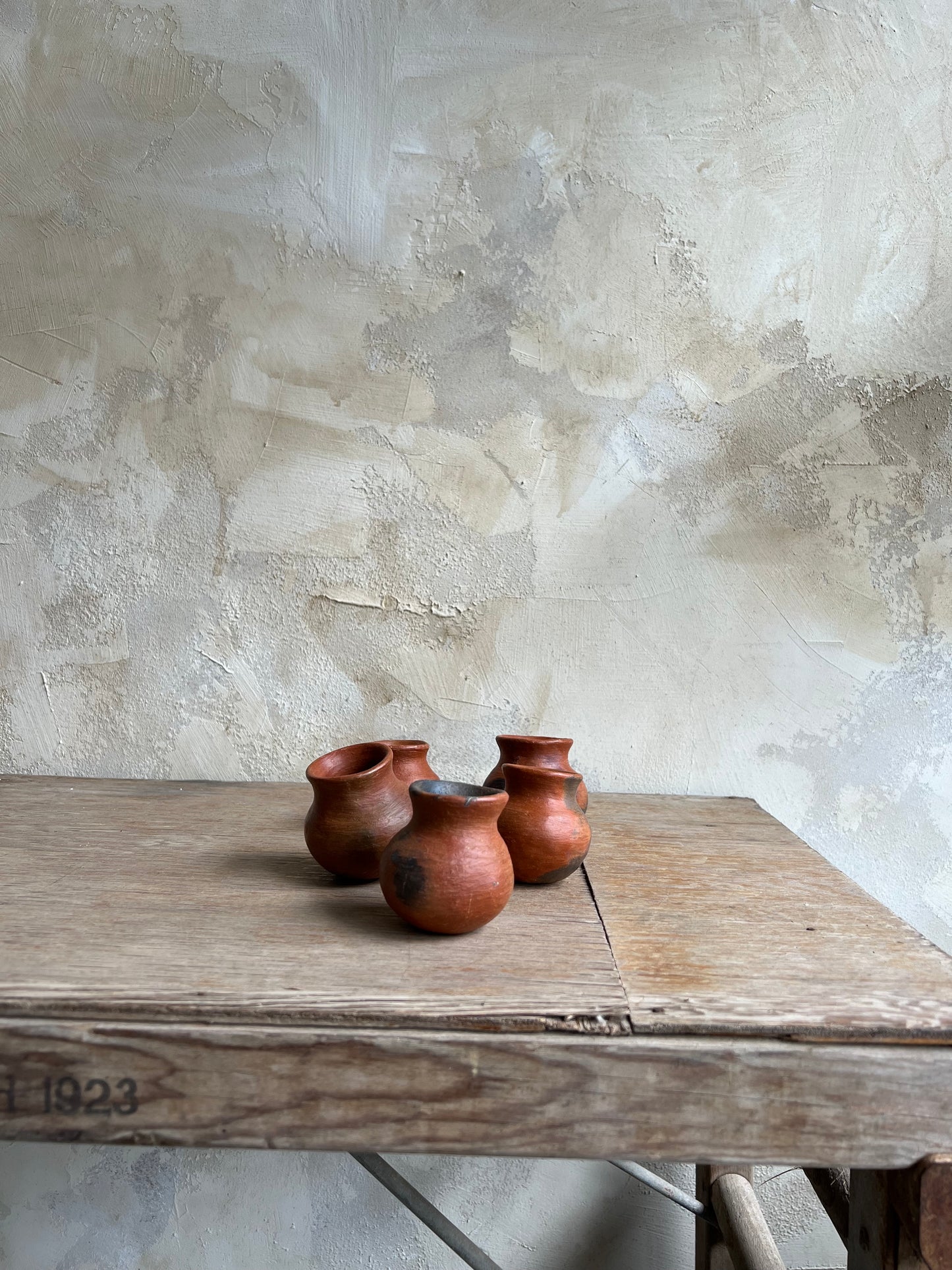 Mini Smokey Red Clay Vessels