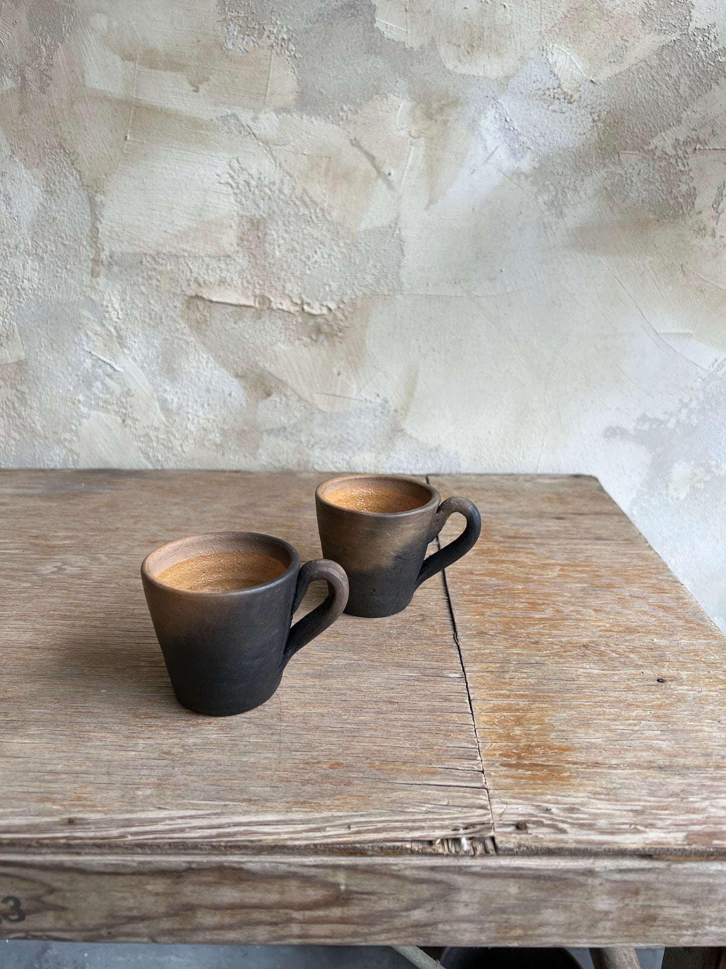 Smokey Glazed Espresso Mini Mugs