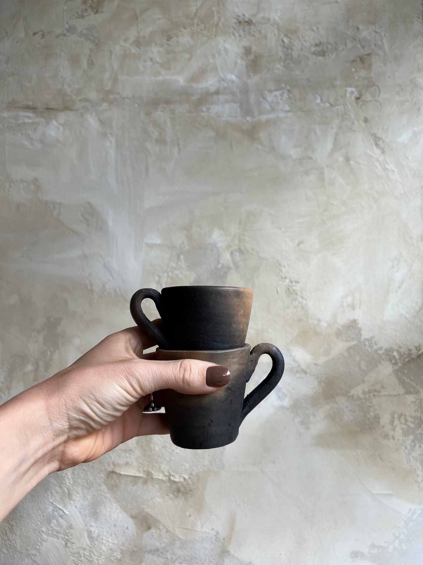 Smokey Glazed Espresso Mini Mugs