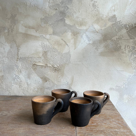 Smokey Glazed Espresso Mini Mugs