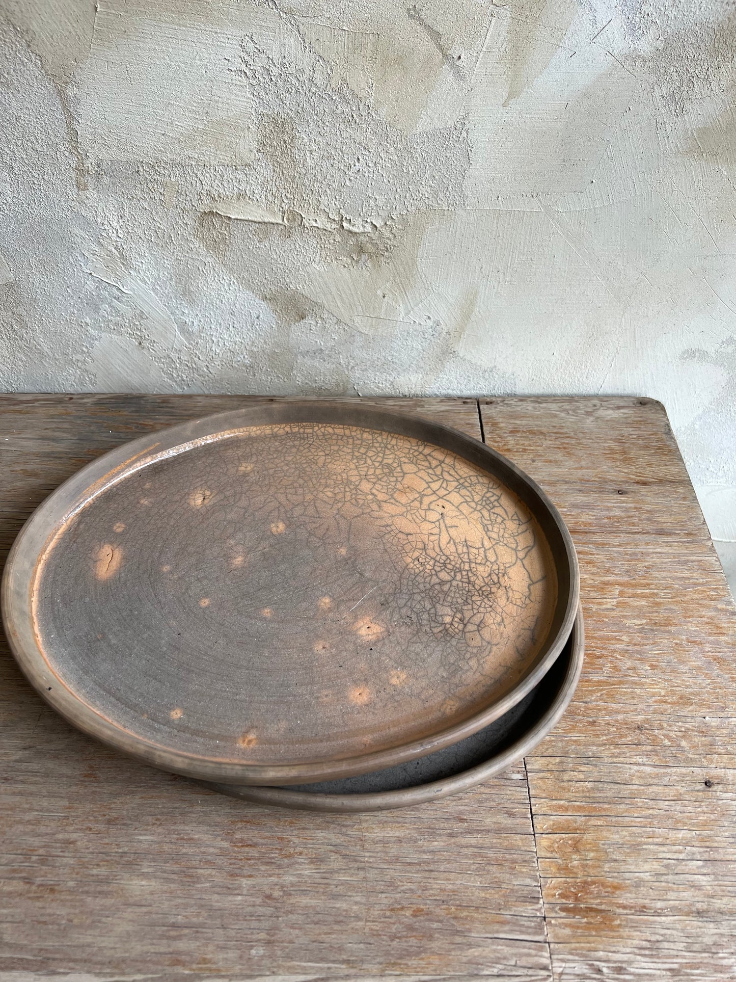 Smokey Glazed Serving Plates