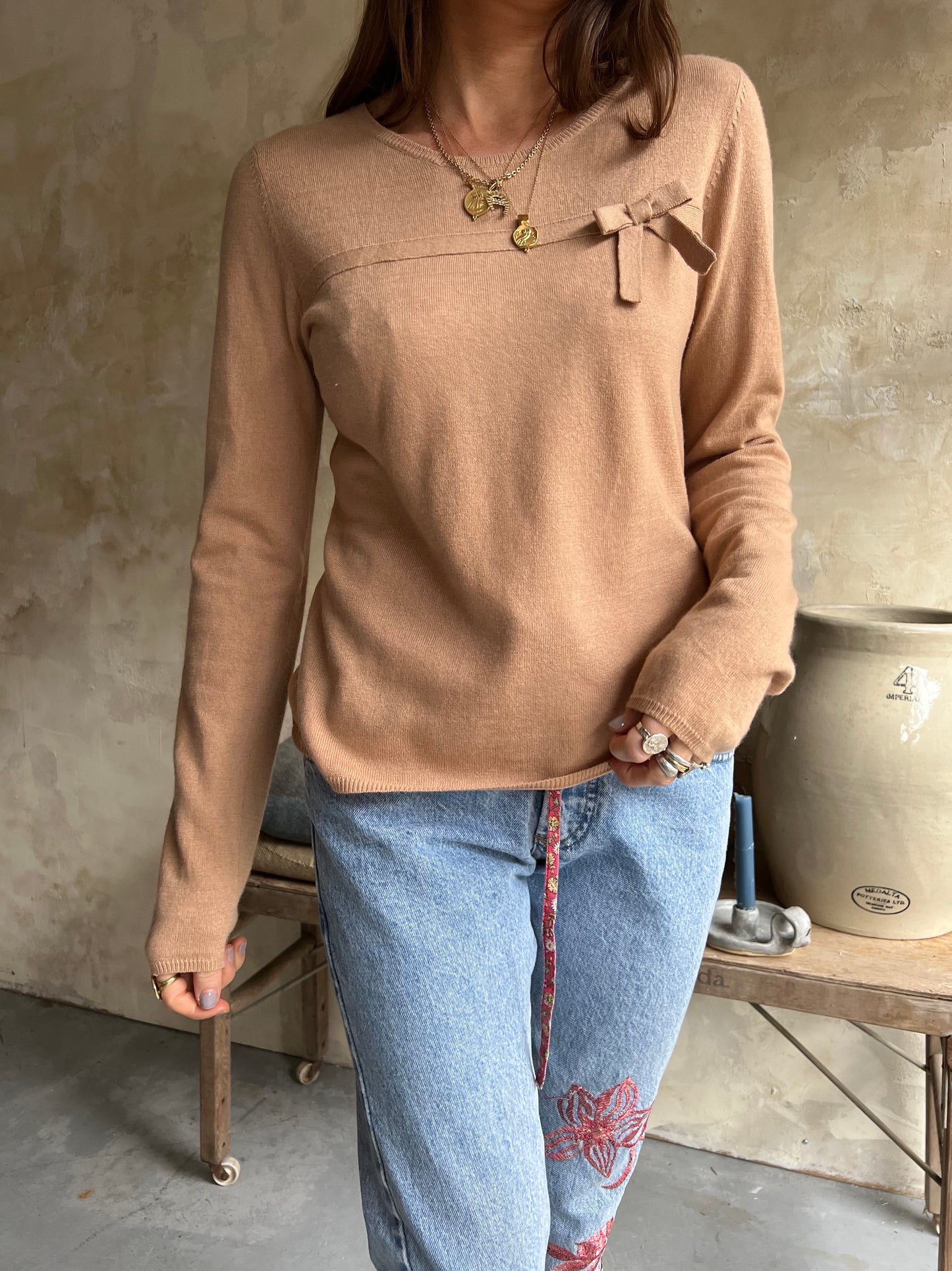 Holt Renfrew Bow Sweater