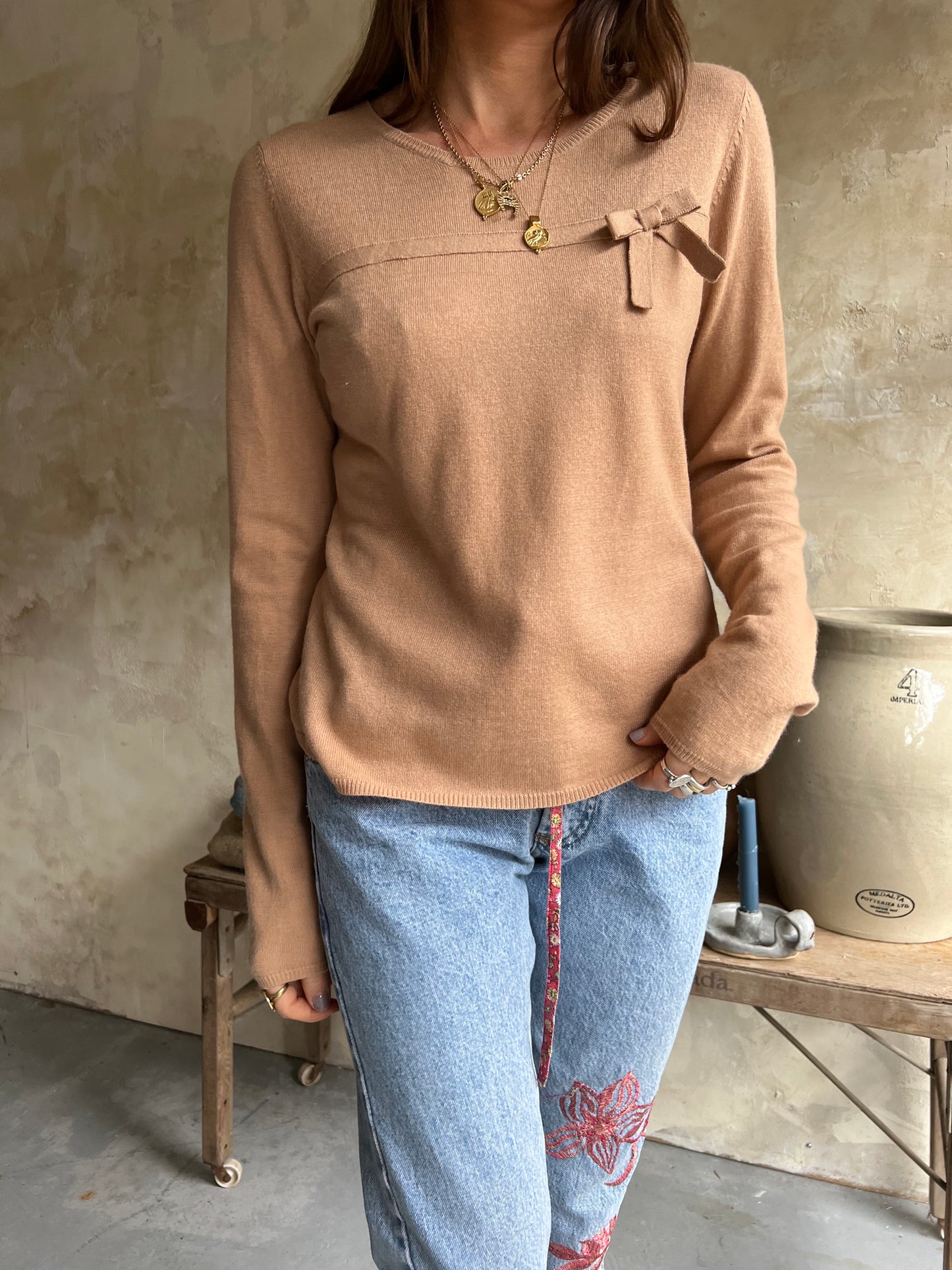 Holt Renfrew Bow Sweater