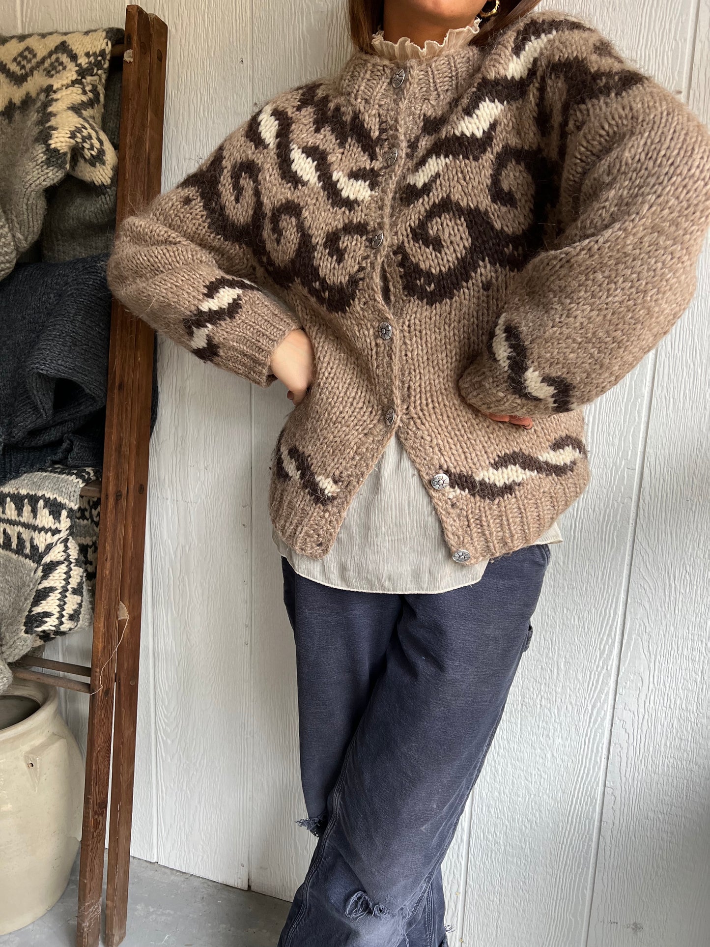 Fawn Icelandic Cardigan