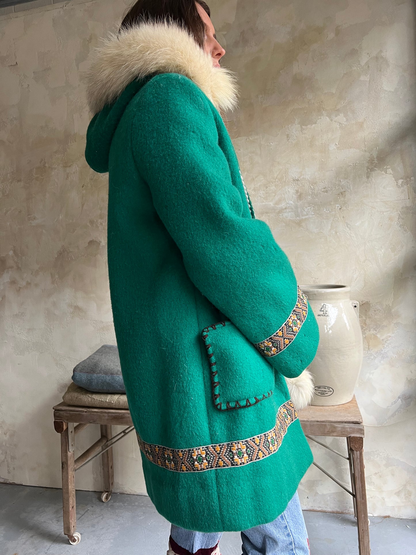 Emerald Green Wool Jacket