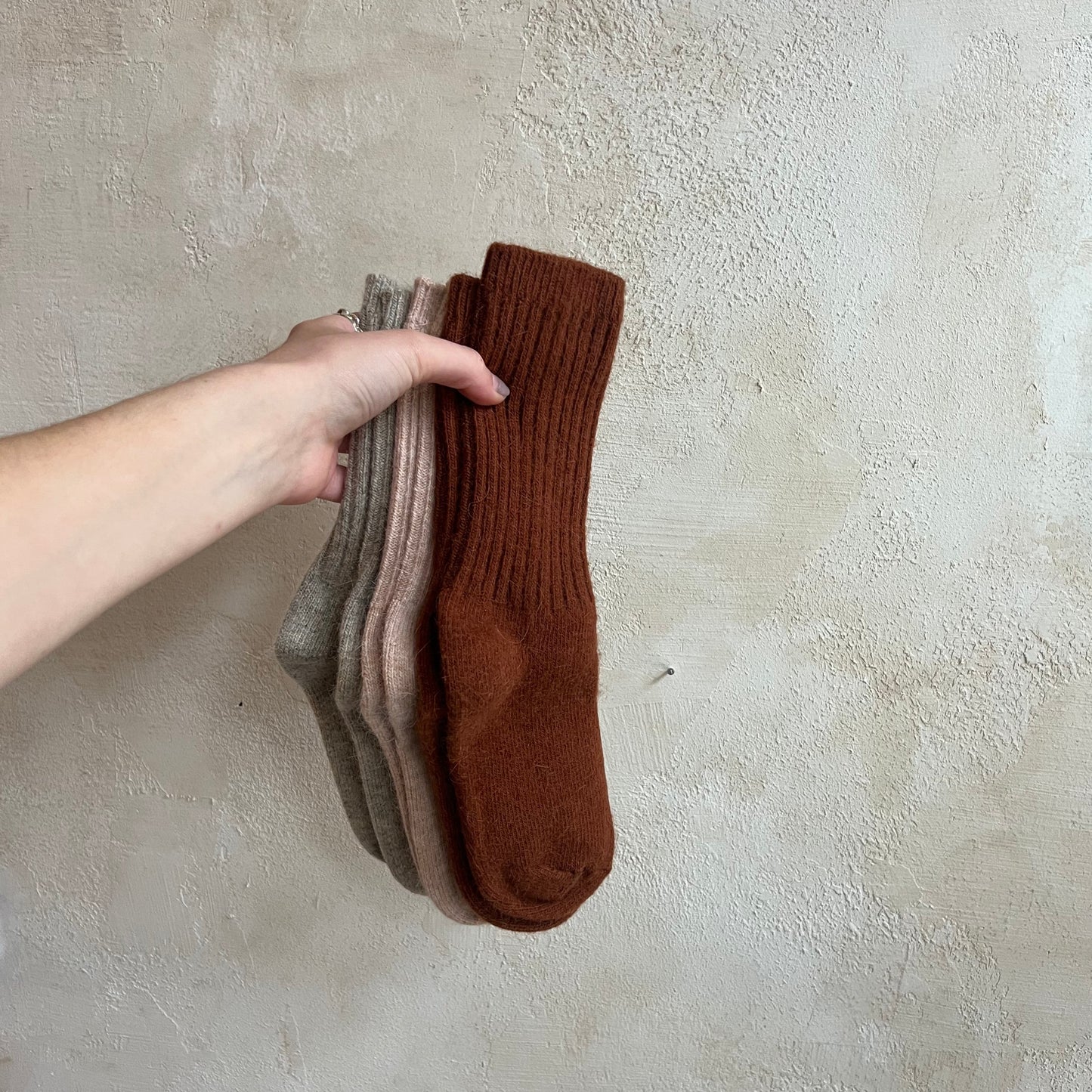 Angora Cabin Socks by Billy Bamboo