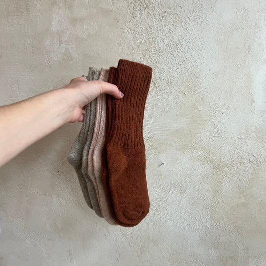 Angora Cabin Socks by Billy Bamboo