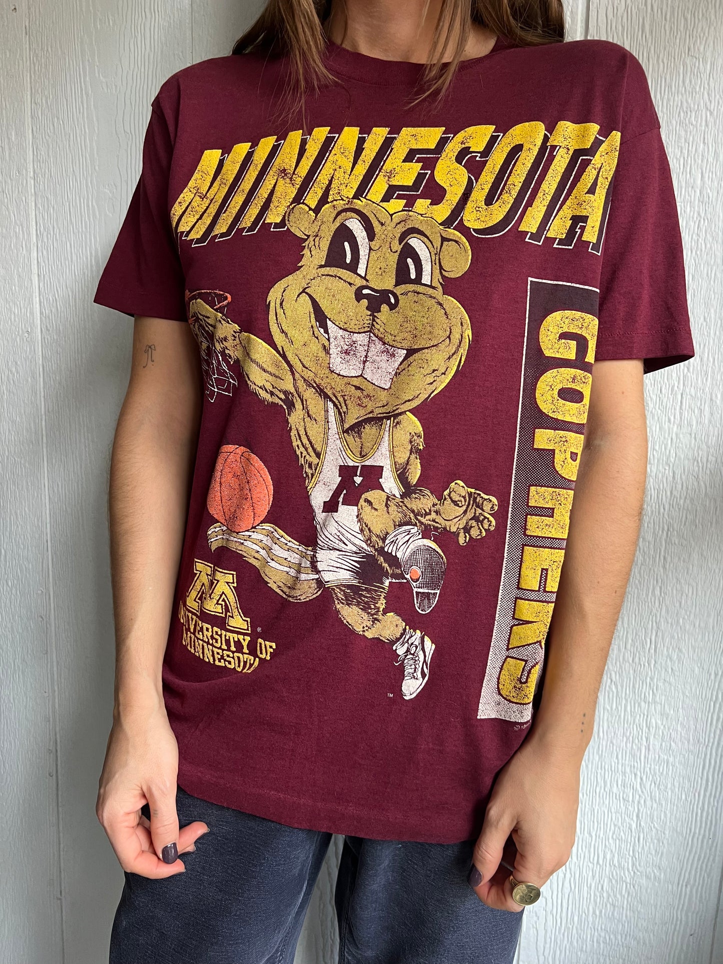 Maroon Minnesota Gophers Tee