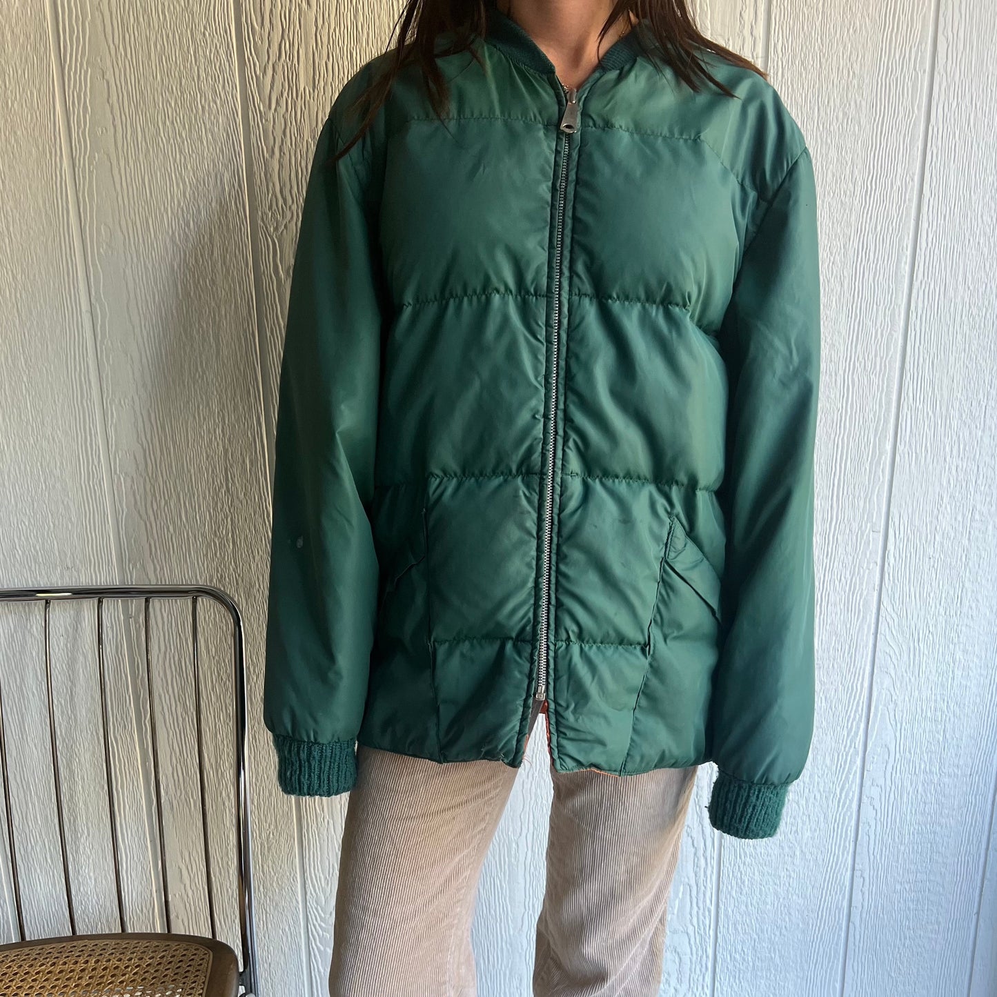 Forest Green Puffer Jacket