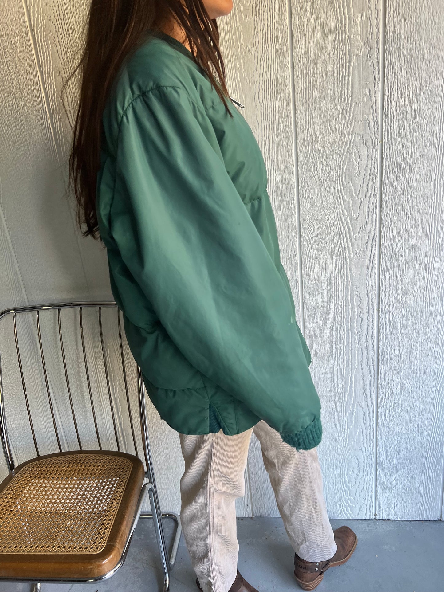 Forest Green Puffer Jacket