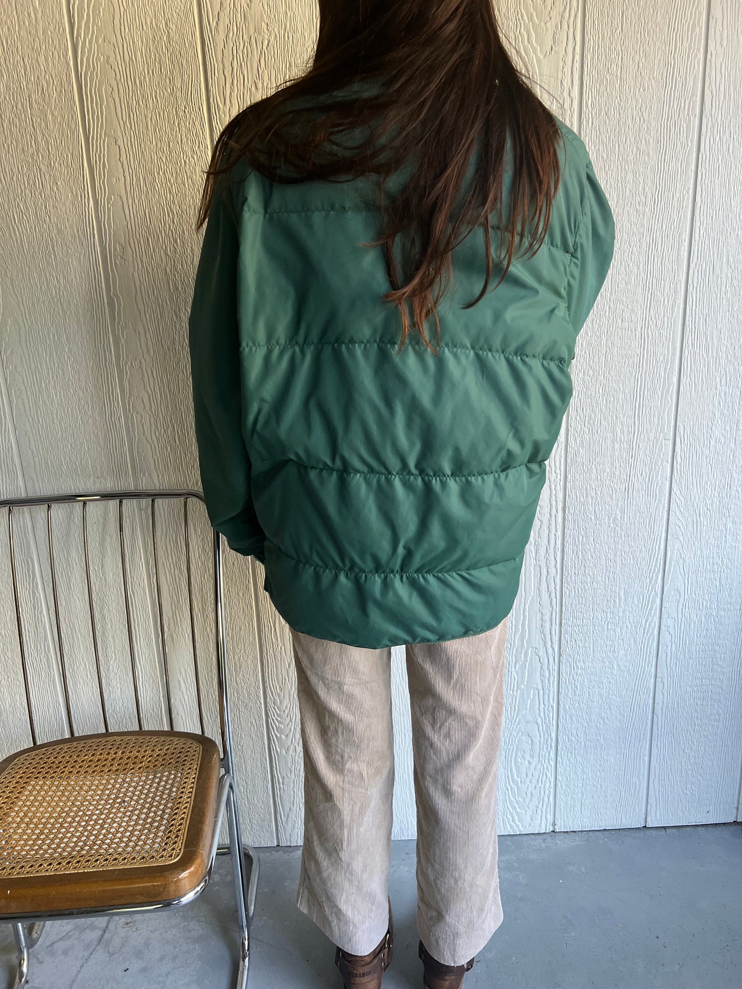 Forest Green Puffer Jacket