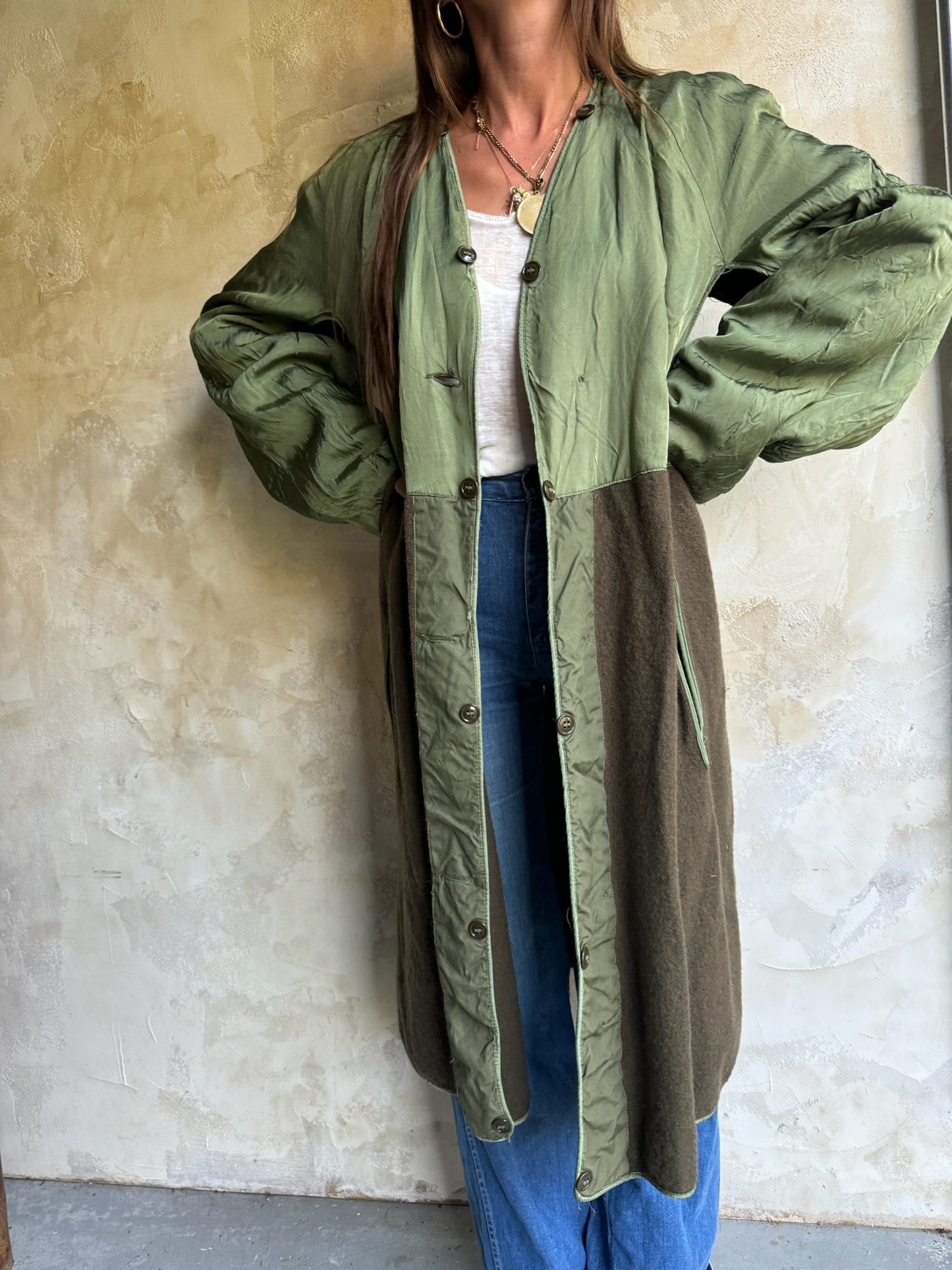 Long Trench Military Liner