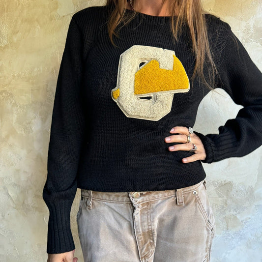 "C" Varsity Wool Knit