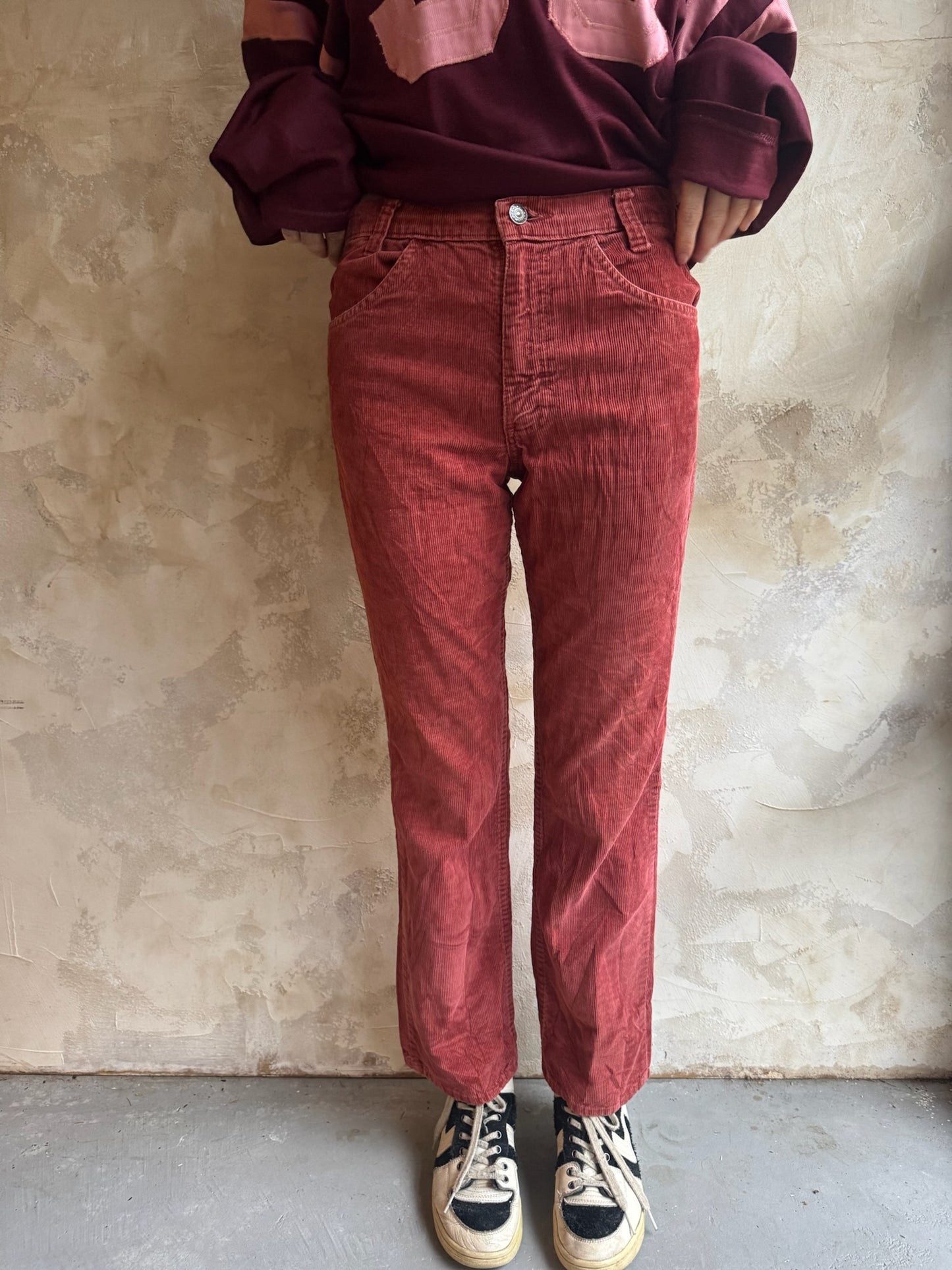 Rust Corduroy Pants