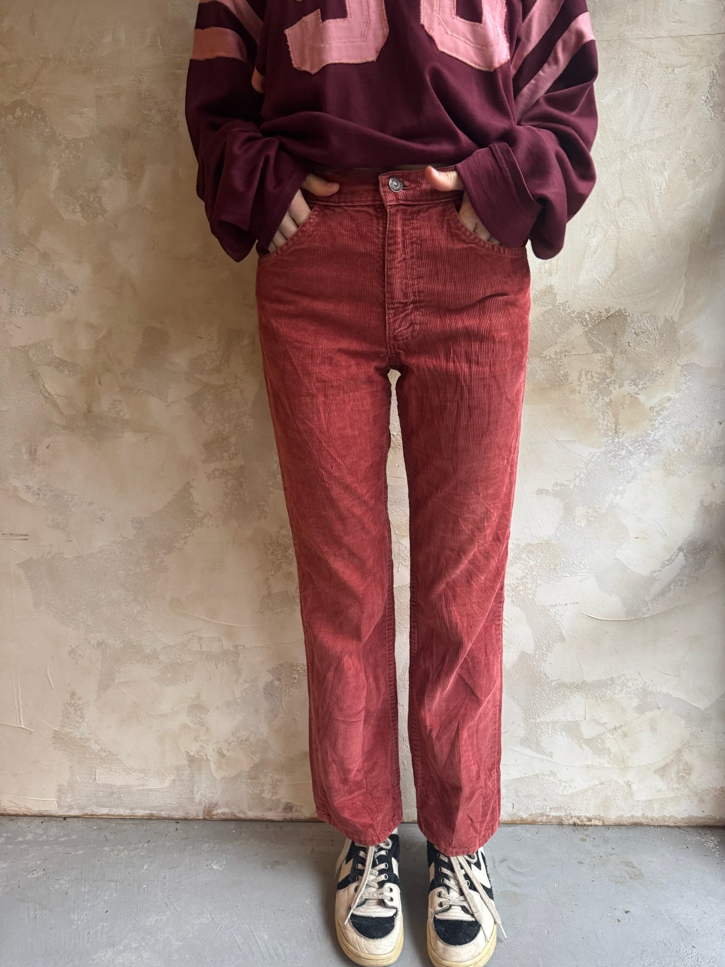 Rust Corduroy Pants