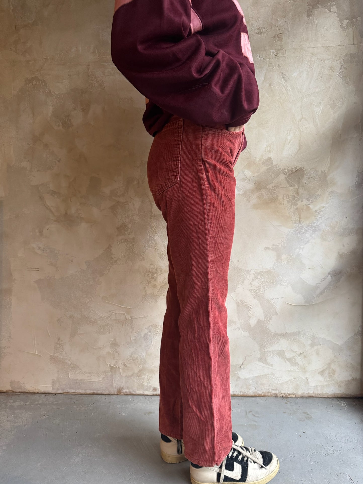 Rust Corduroy Pants