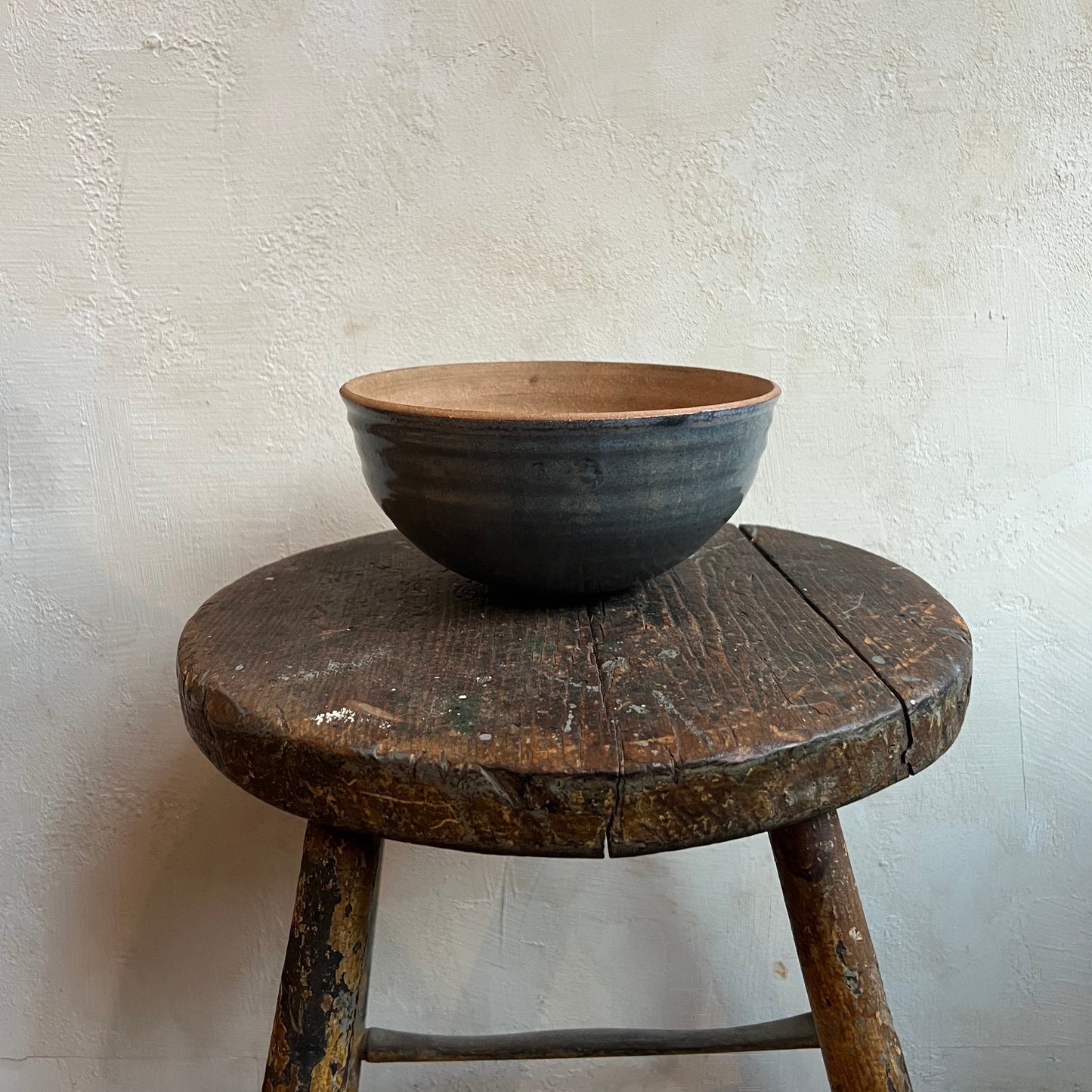 Handmade Blue Ceramic Bowl