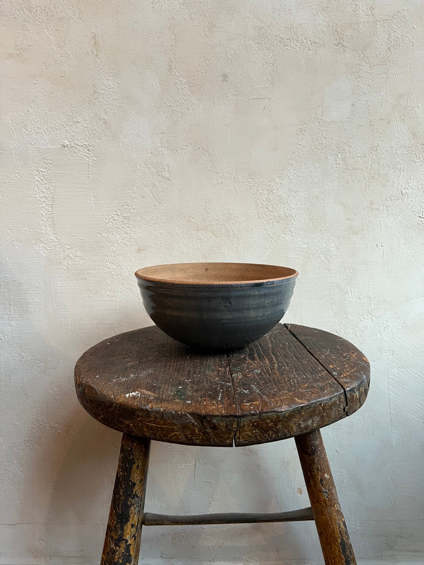 Handmade Blue Ceramic Bowl