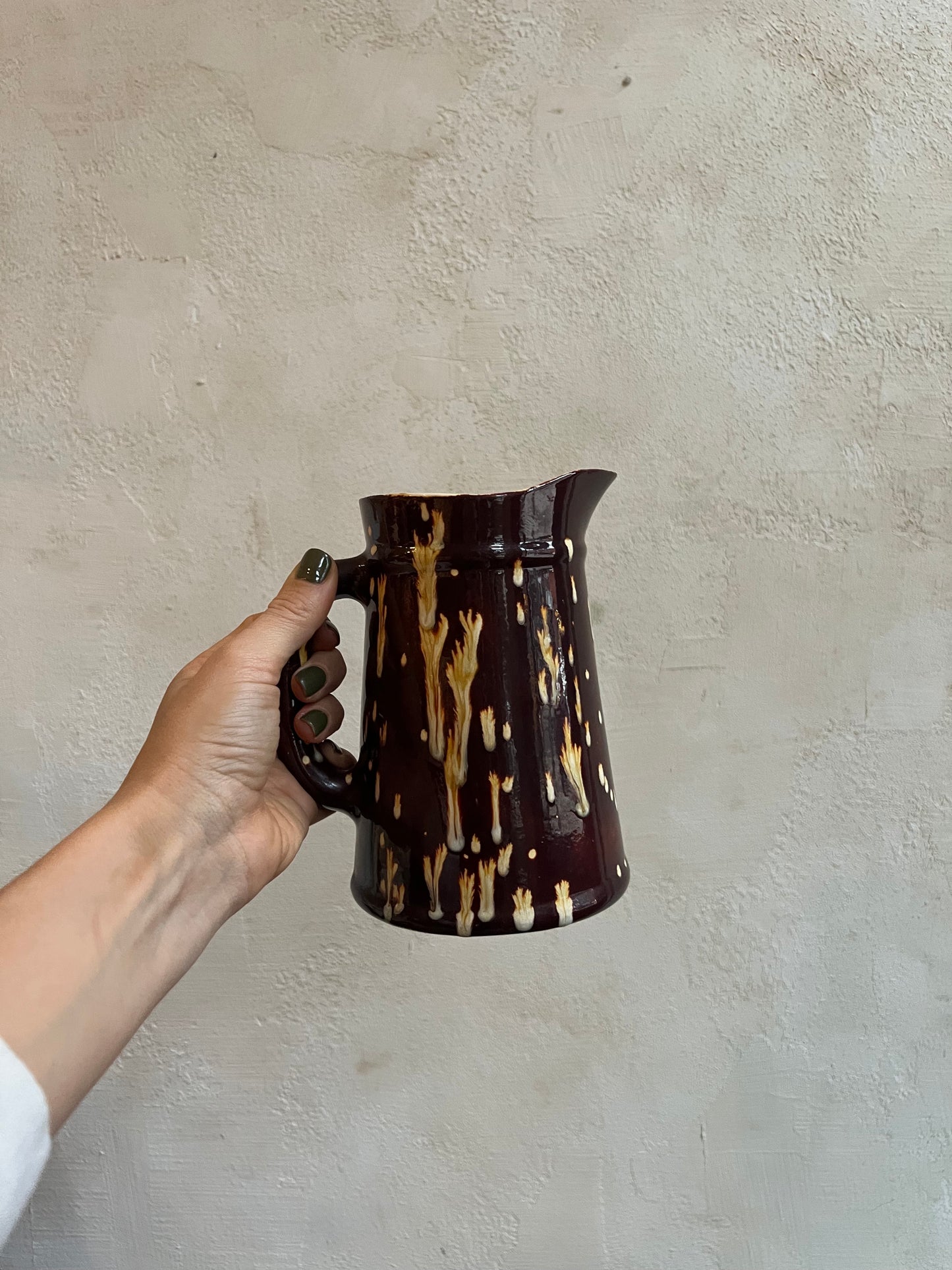 Brown + Cream Jug