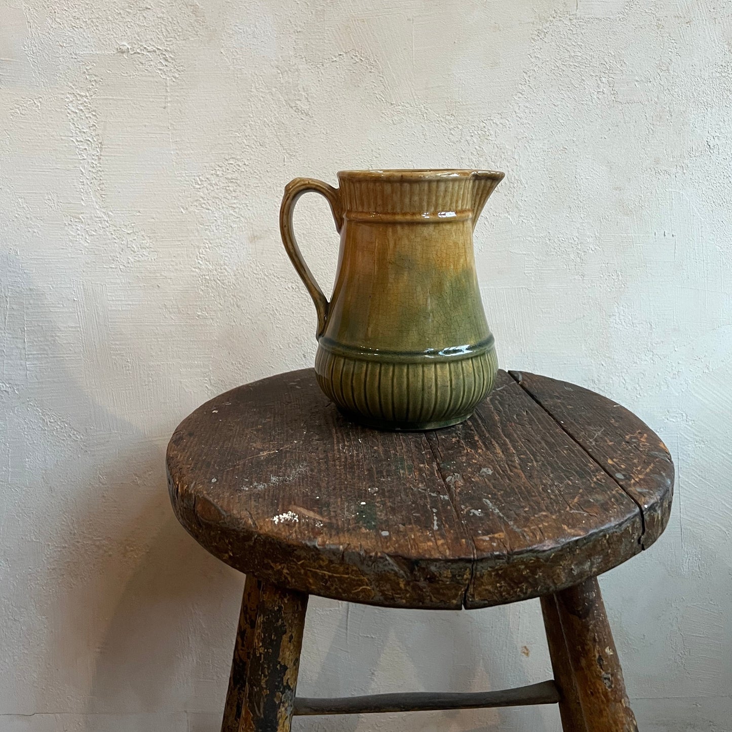 Antique Green Pitcher