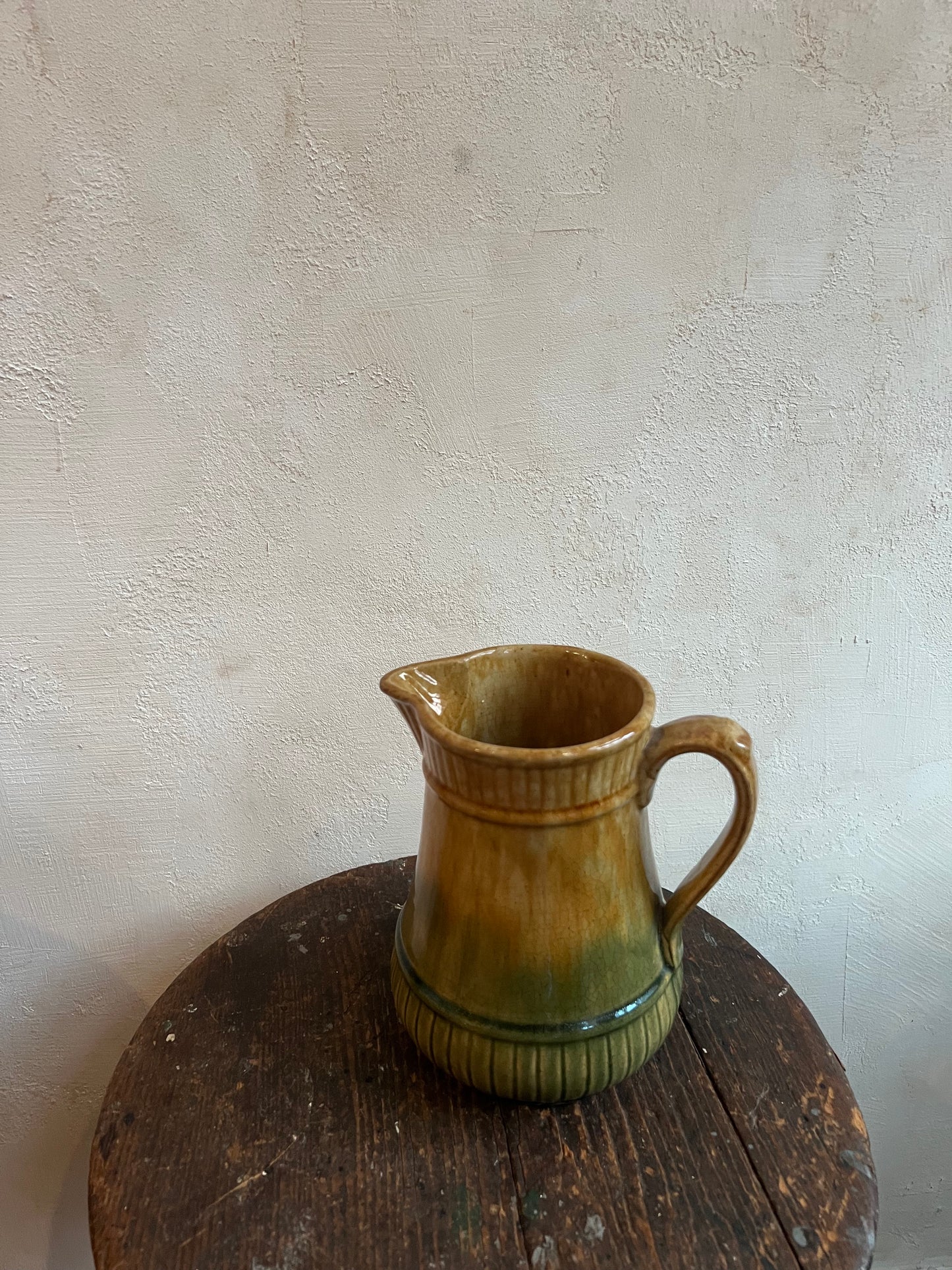 Antique Green Pitcher