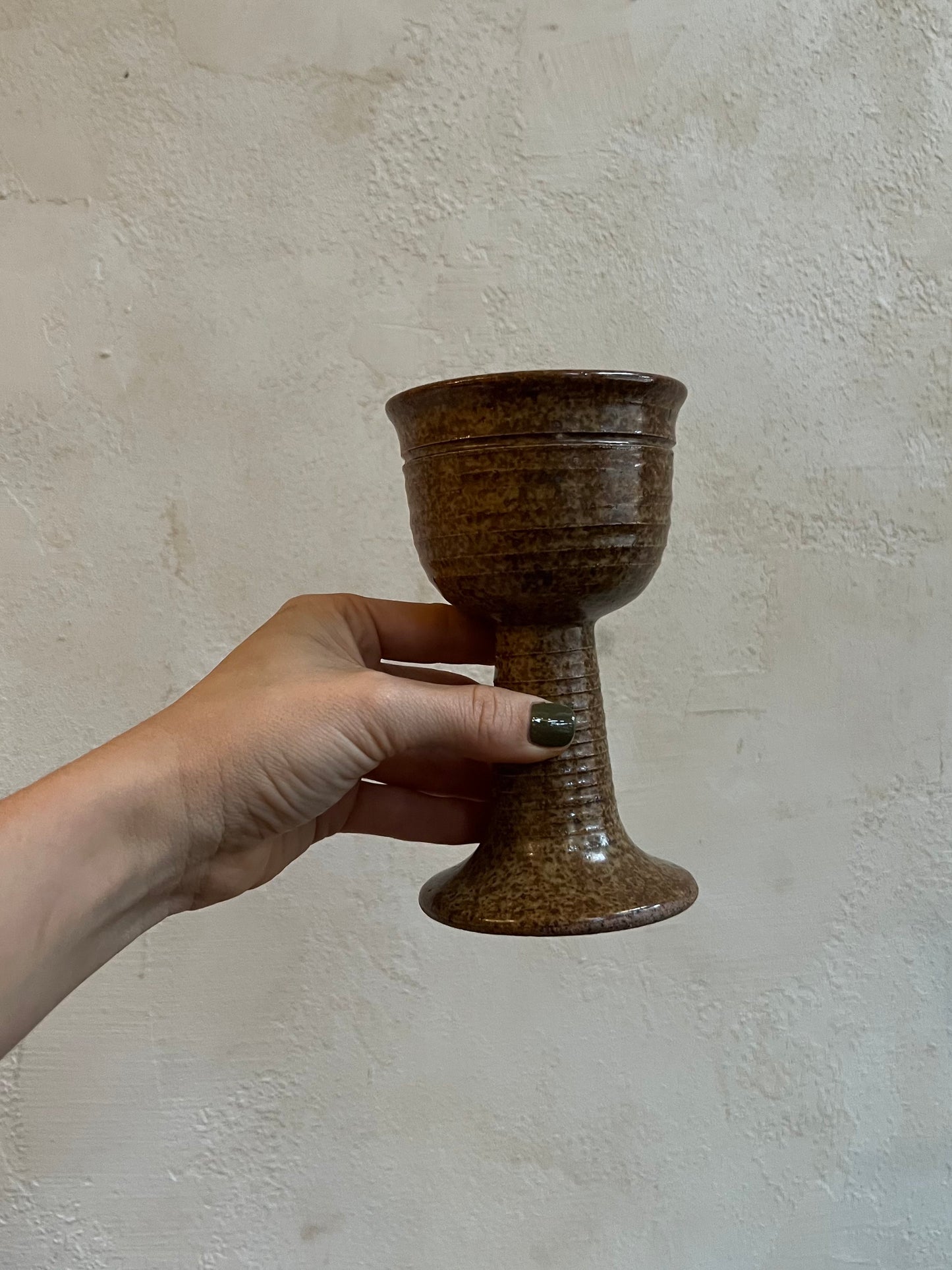 Speckled Ceramic Goblet Set