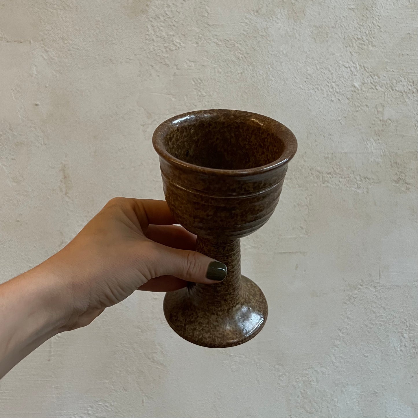 Speckled Ceramic Goblet Set