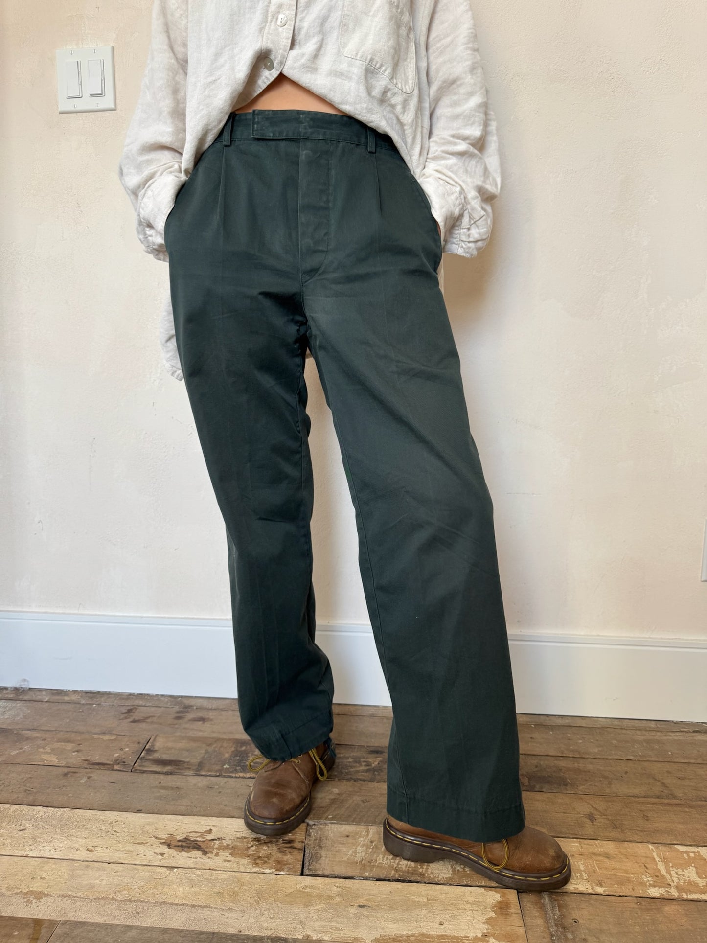 Dark Forest Green Trouser