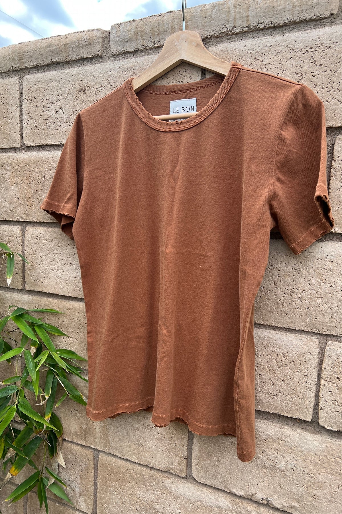 Organic Cotton Vintage Boy Tee in Copper by Le Bon Shoppe