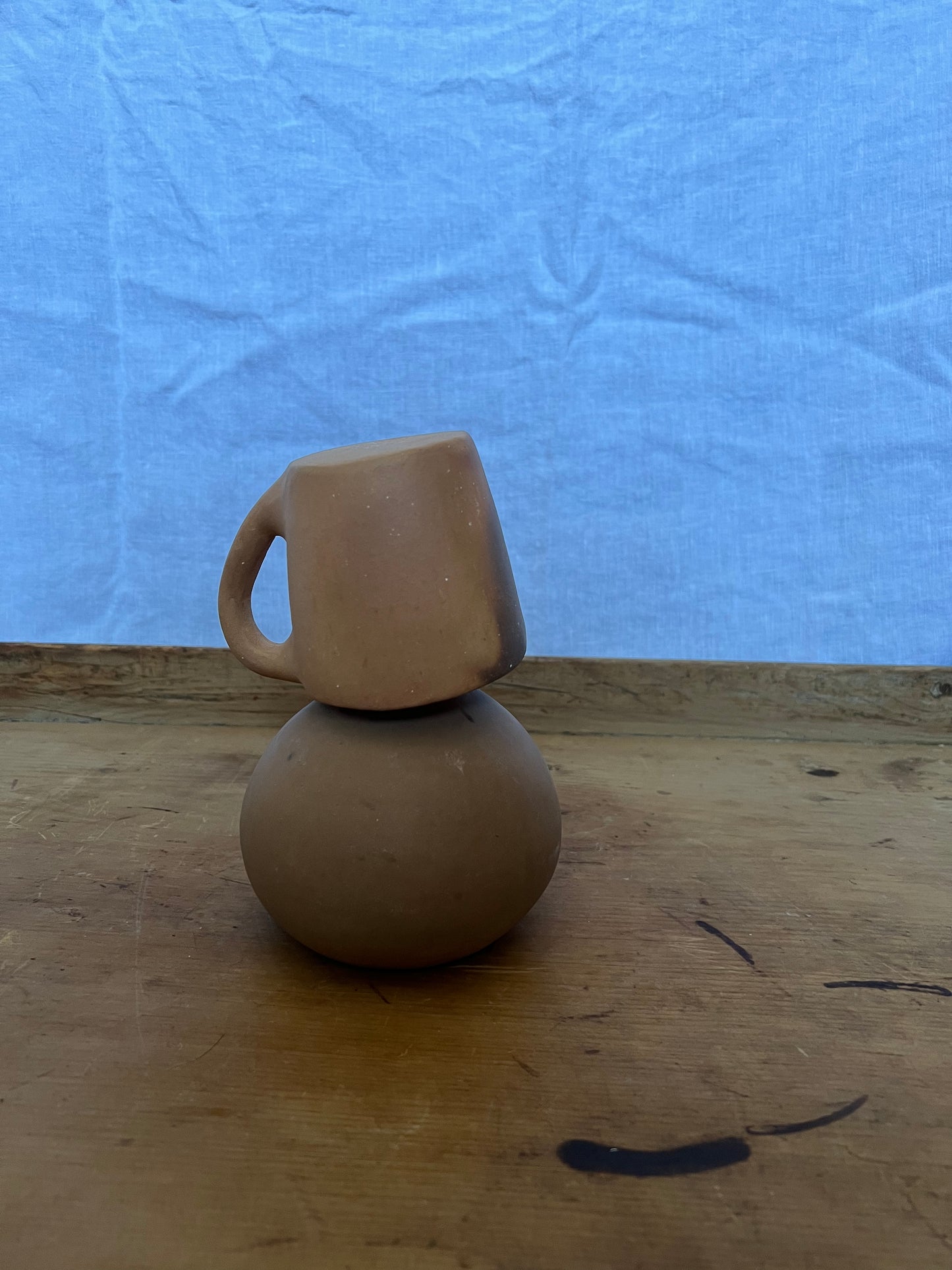 Orange Clay Carafe - Oaxaca