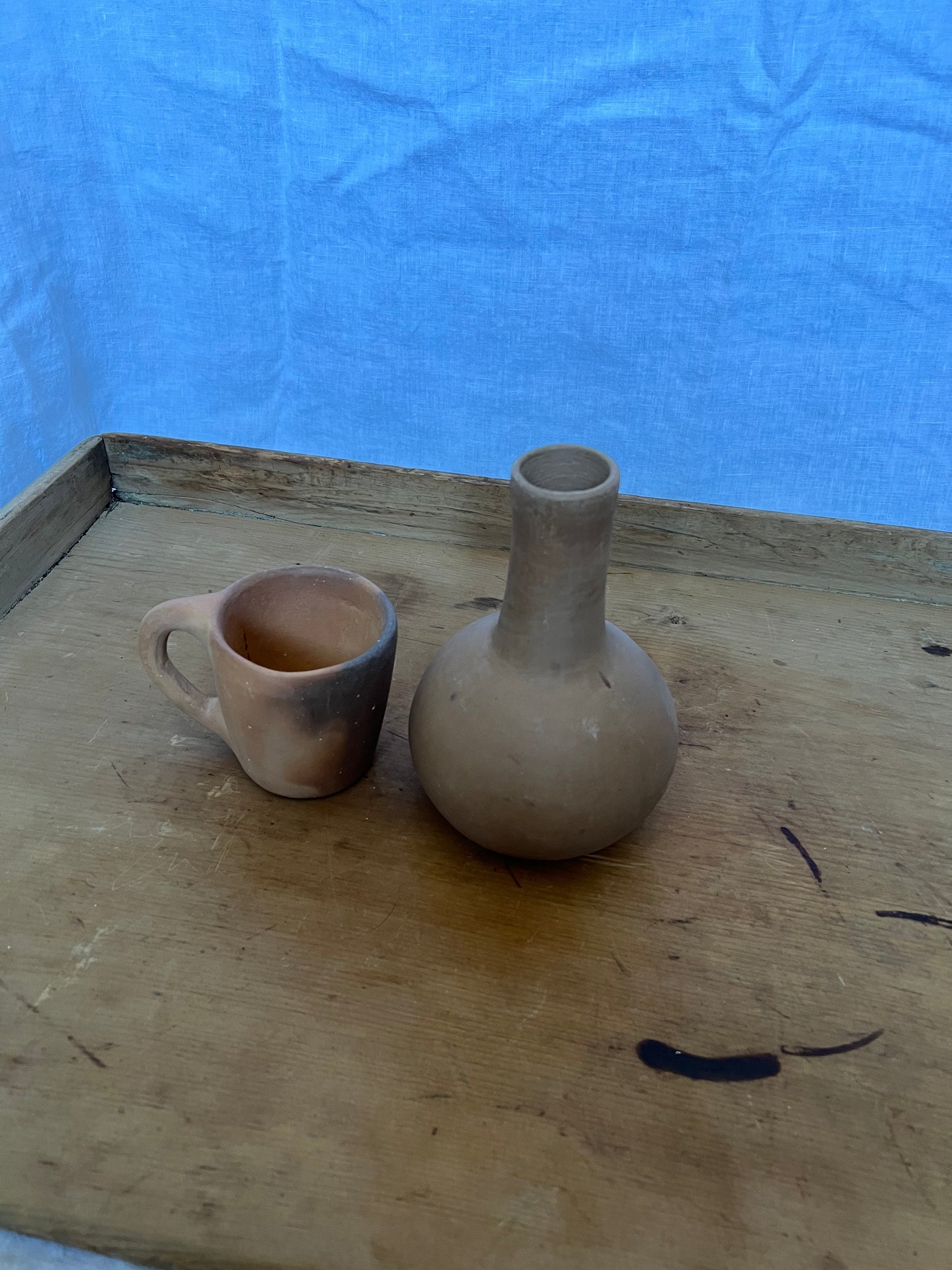 Orange Clay Carafe - Oaxaca