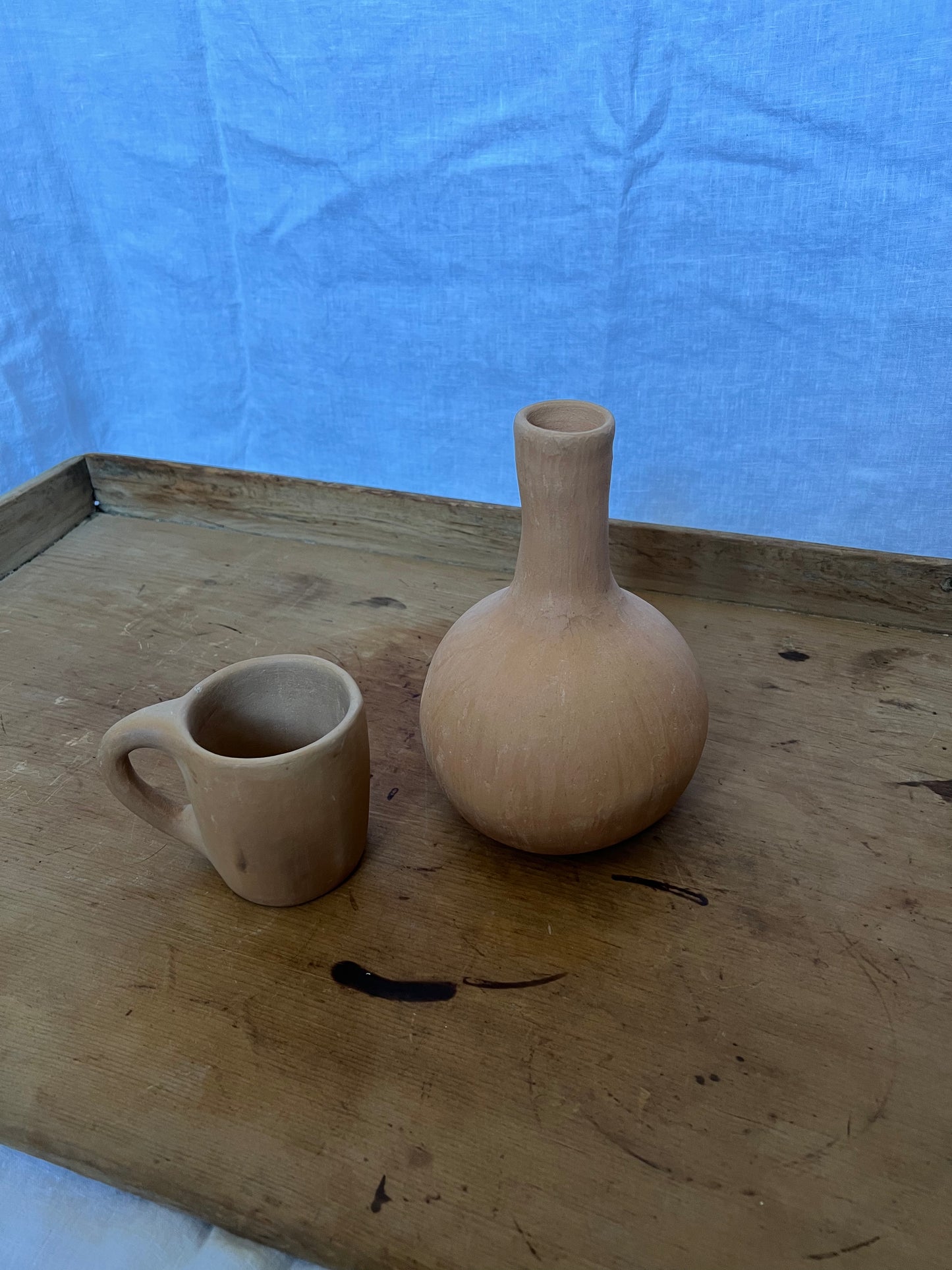 Orange Clay Carafe - Oaxaca