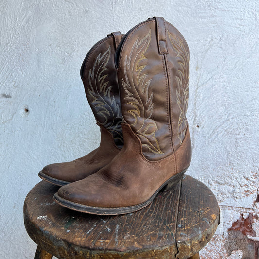 Brown Cowboy Boots 9.5